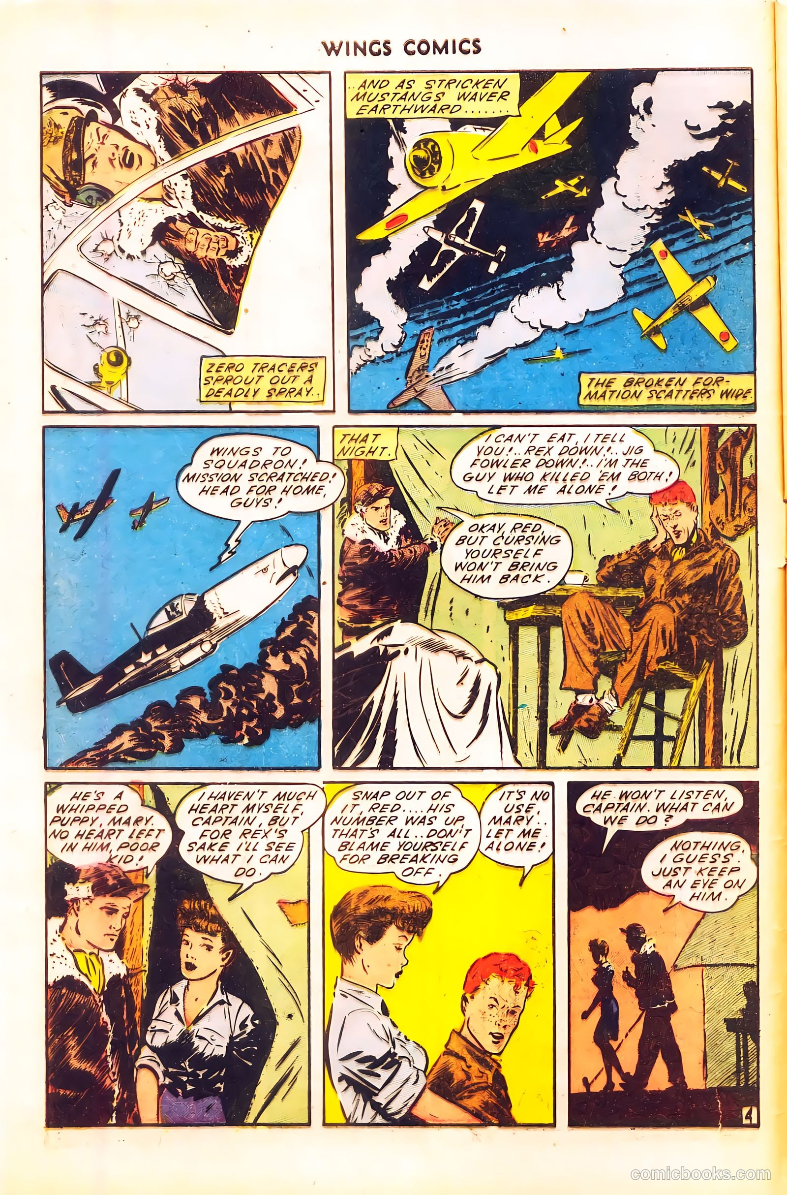 Wings Comics #50 (1944) — page 6 of 52