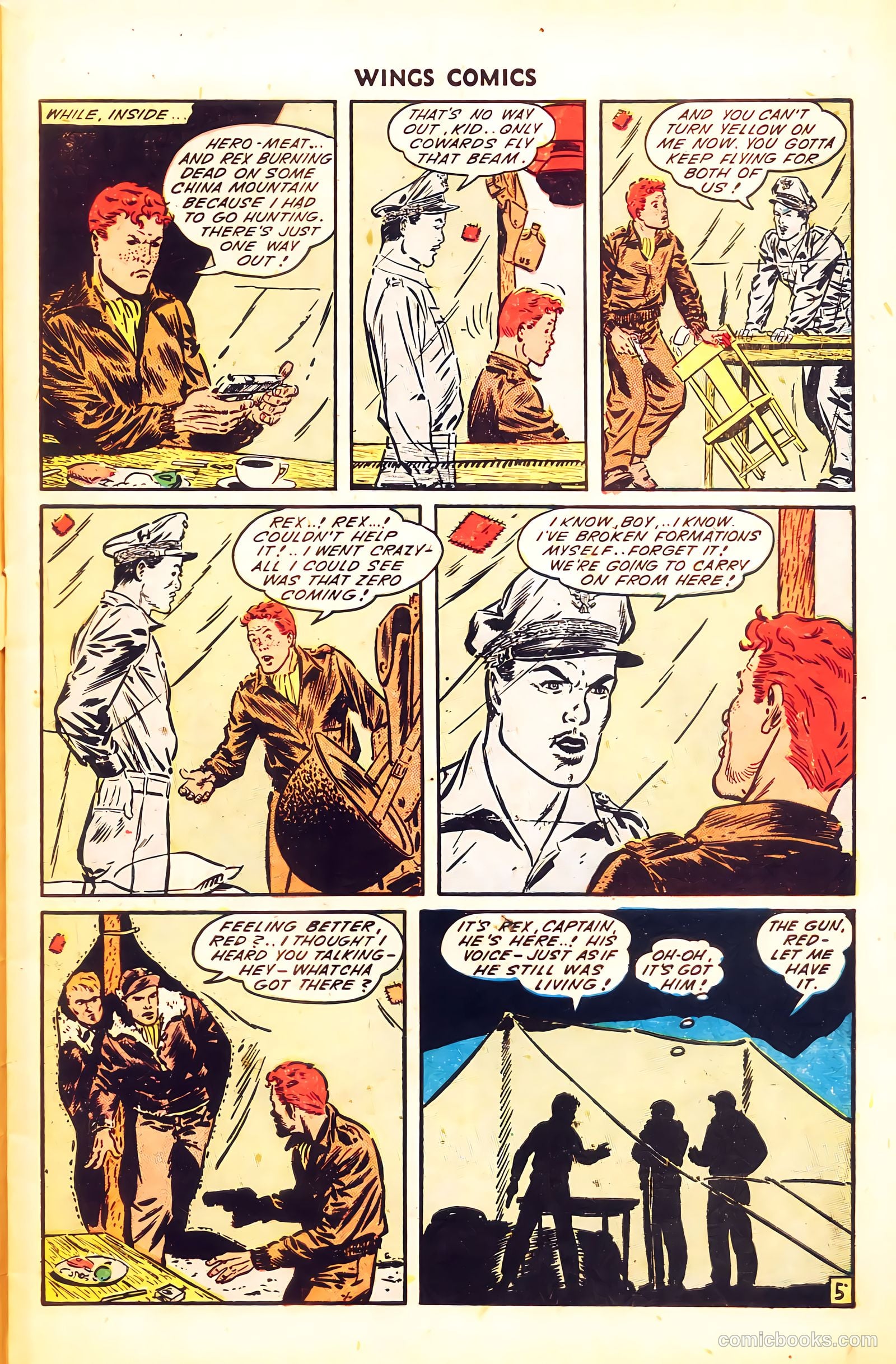 Wings Comics #50 (1944) — page 7 of 52