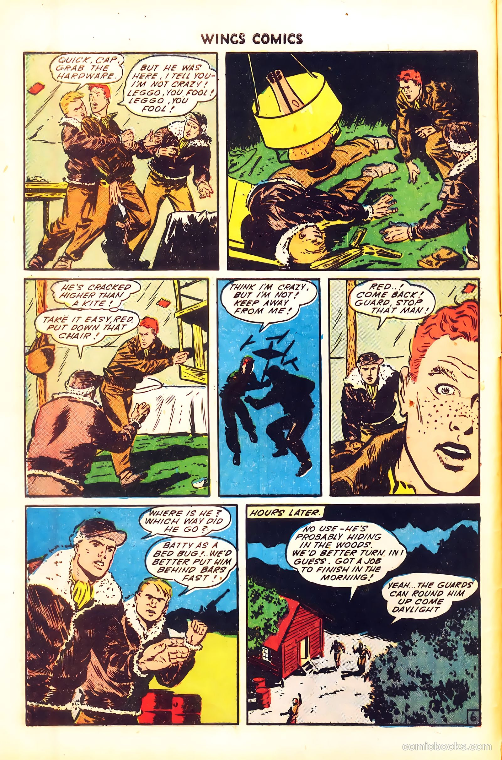 Wings Comics #50 (1944) — page 8 of 52