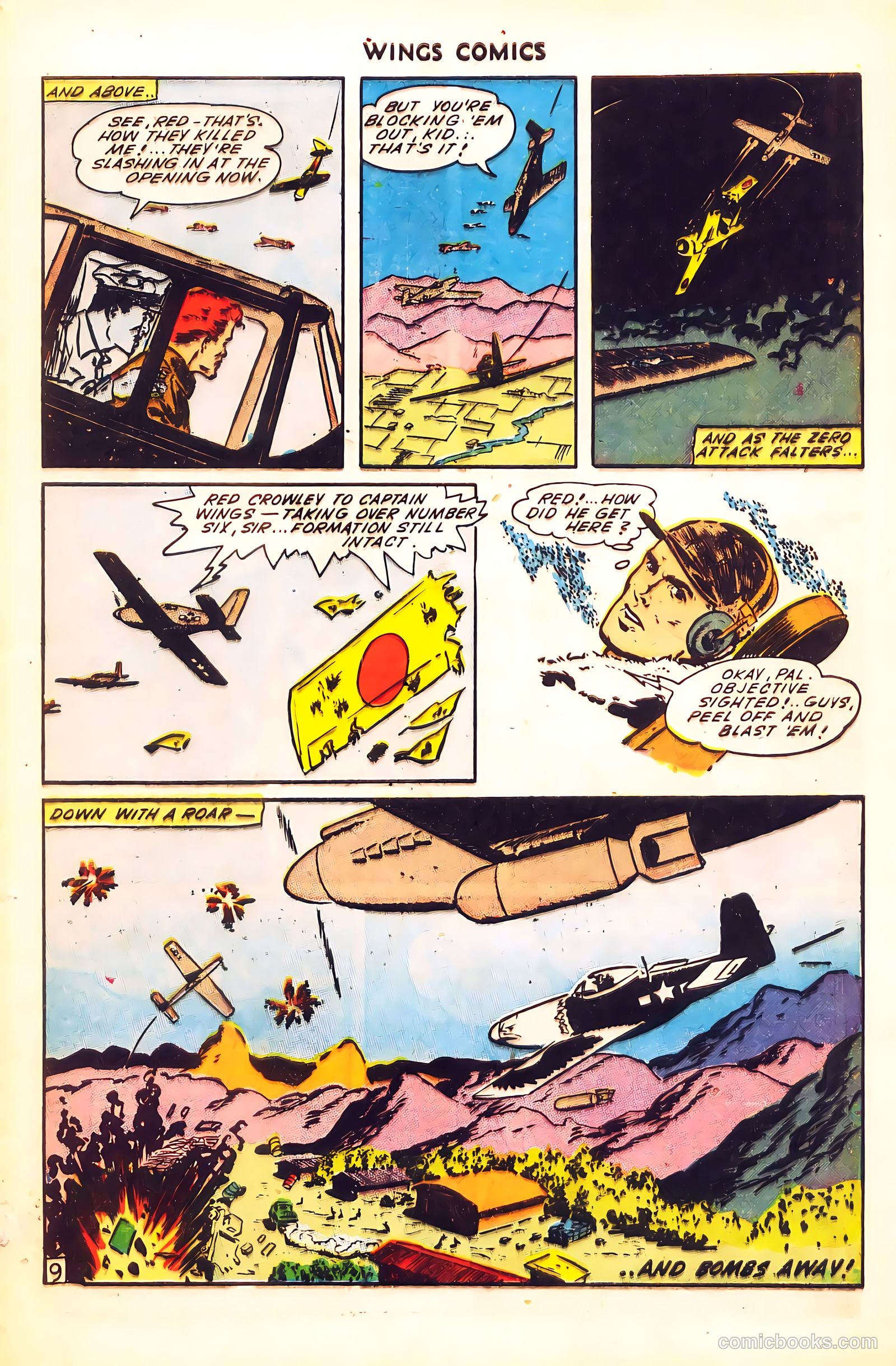 Wings Comics #50 (1944) — page 11 of 52