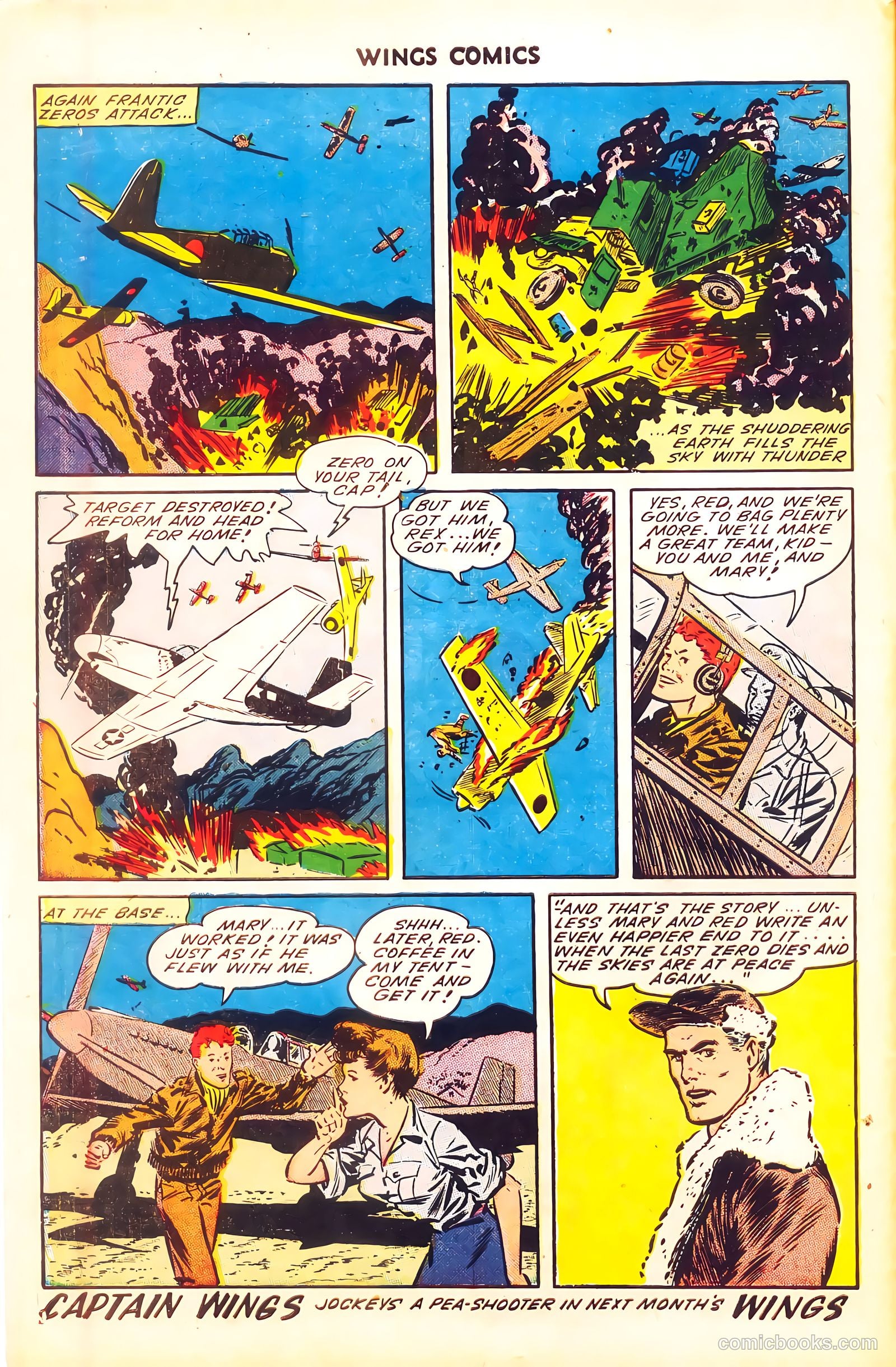 Wings Comics #50 (1944) — page 12 of 52