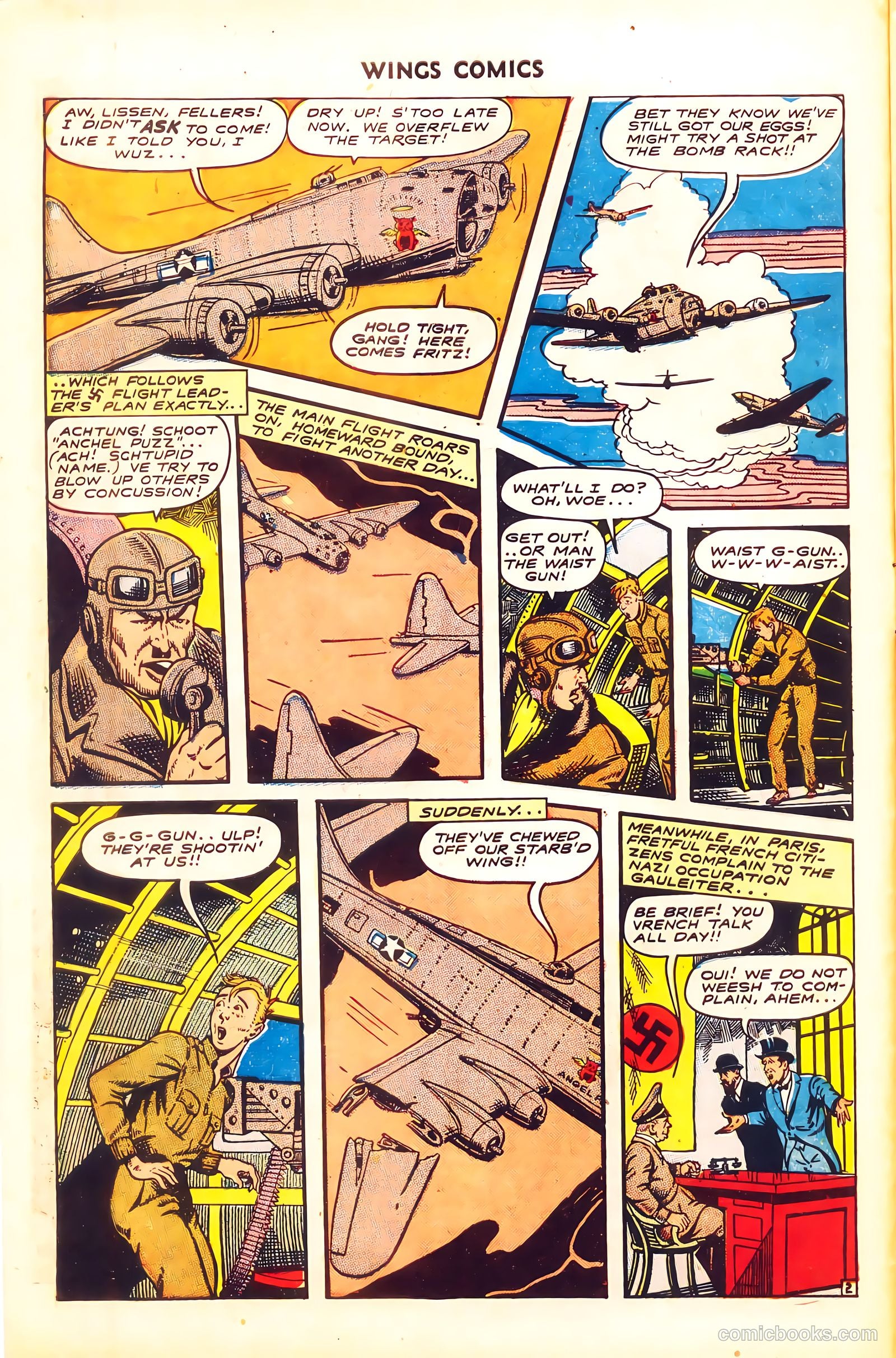 Wings Comics #50 (1944) — page 14 of 52