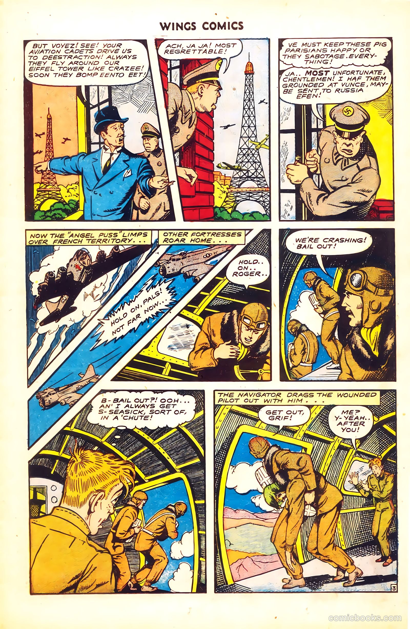 Wings Comics #50 (1944) — page 15 of 52