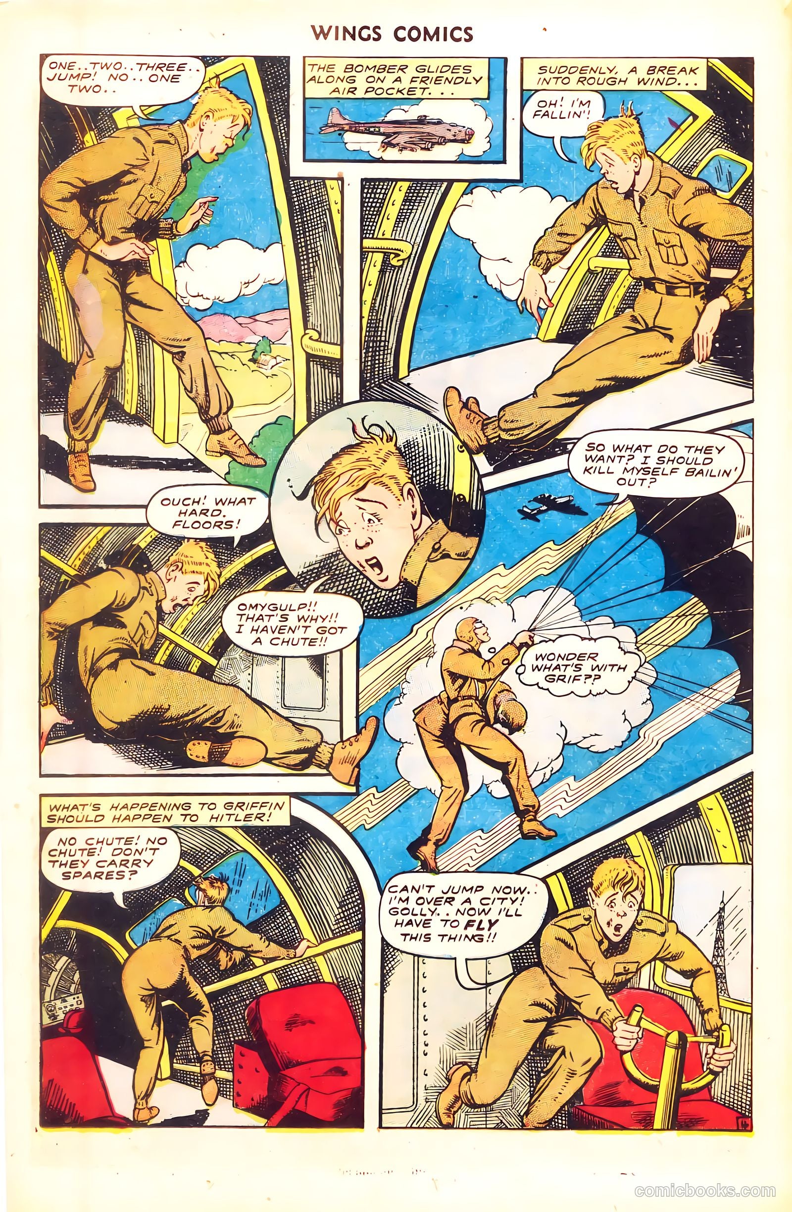 Wings Comics #50 (1944) — page 16 of 52