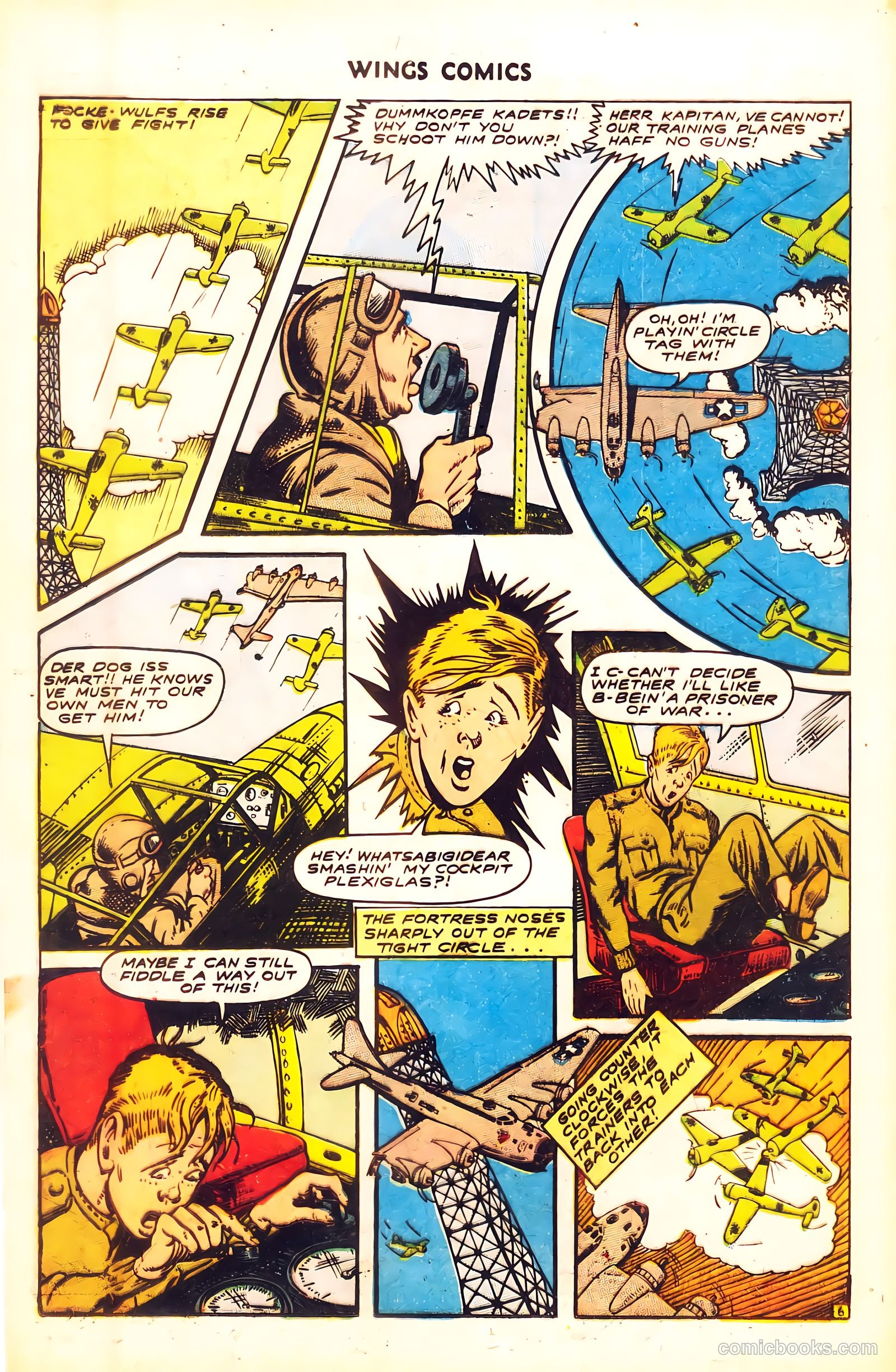 Wings Comics #50 (1944) — page 18 of 52