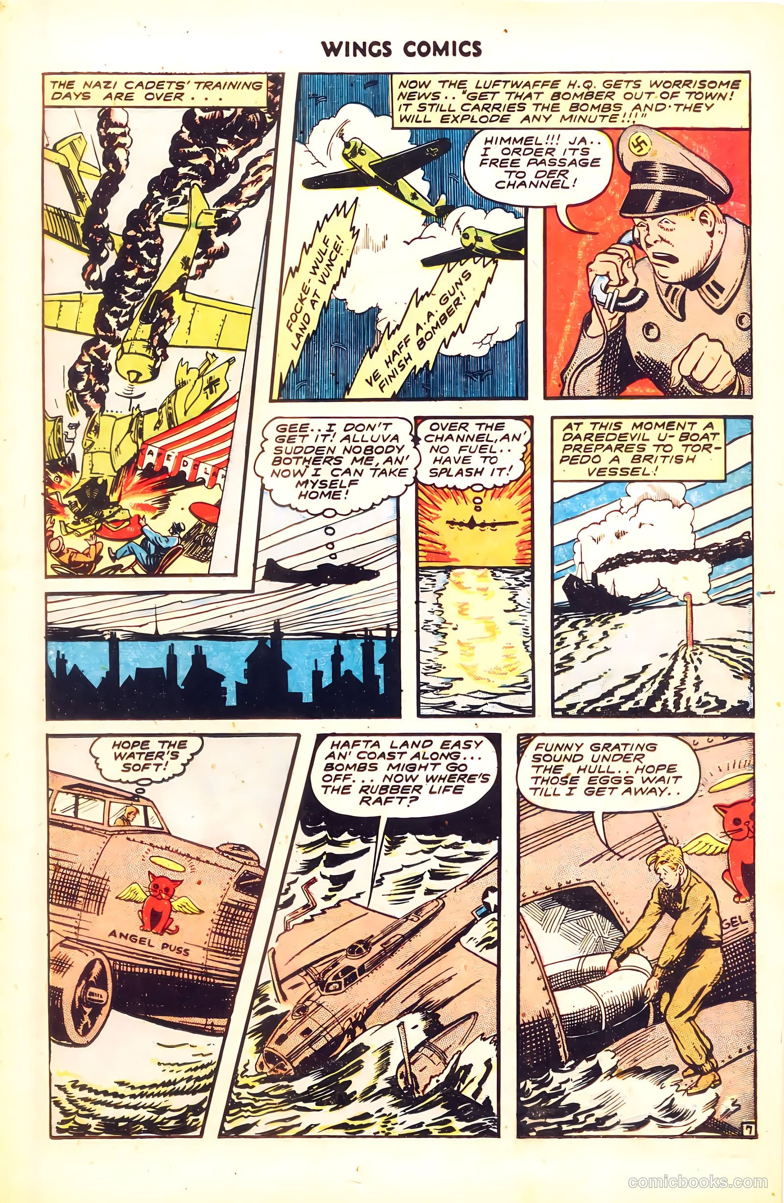 Wings Comics #50 (1944) — page 19 of 52