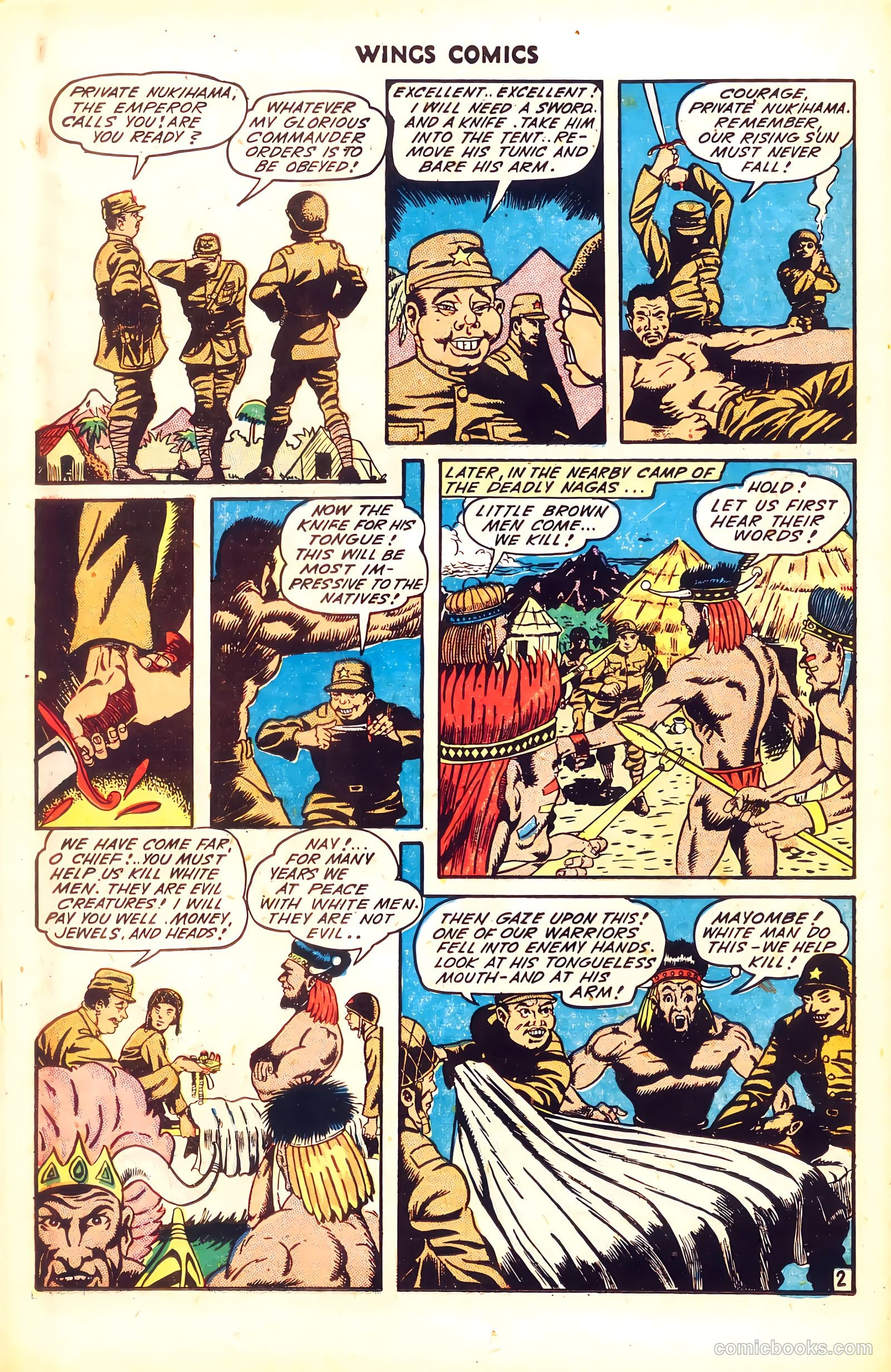 Wings Comics #50 (1944) — page 22 of 52