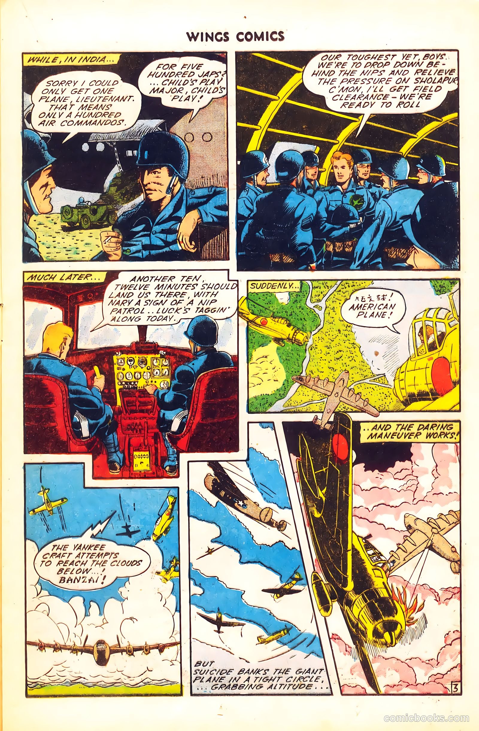 Wings Comics #50 (1944) — page 23 of 52