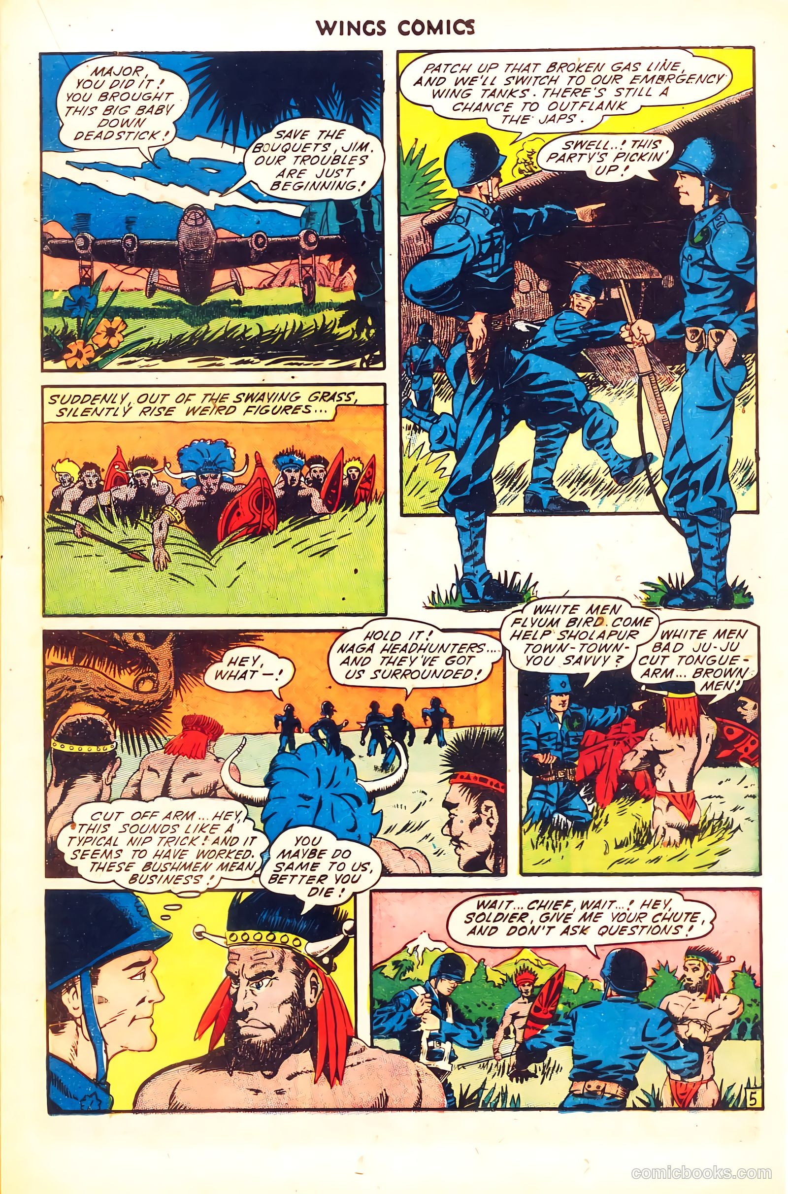 Wings Comics #50 (1944) — page 25 of 52