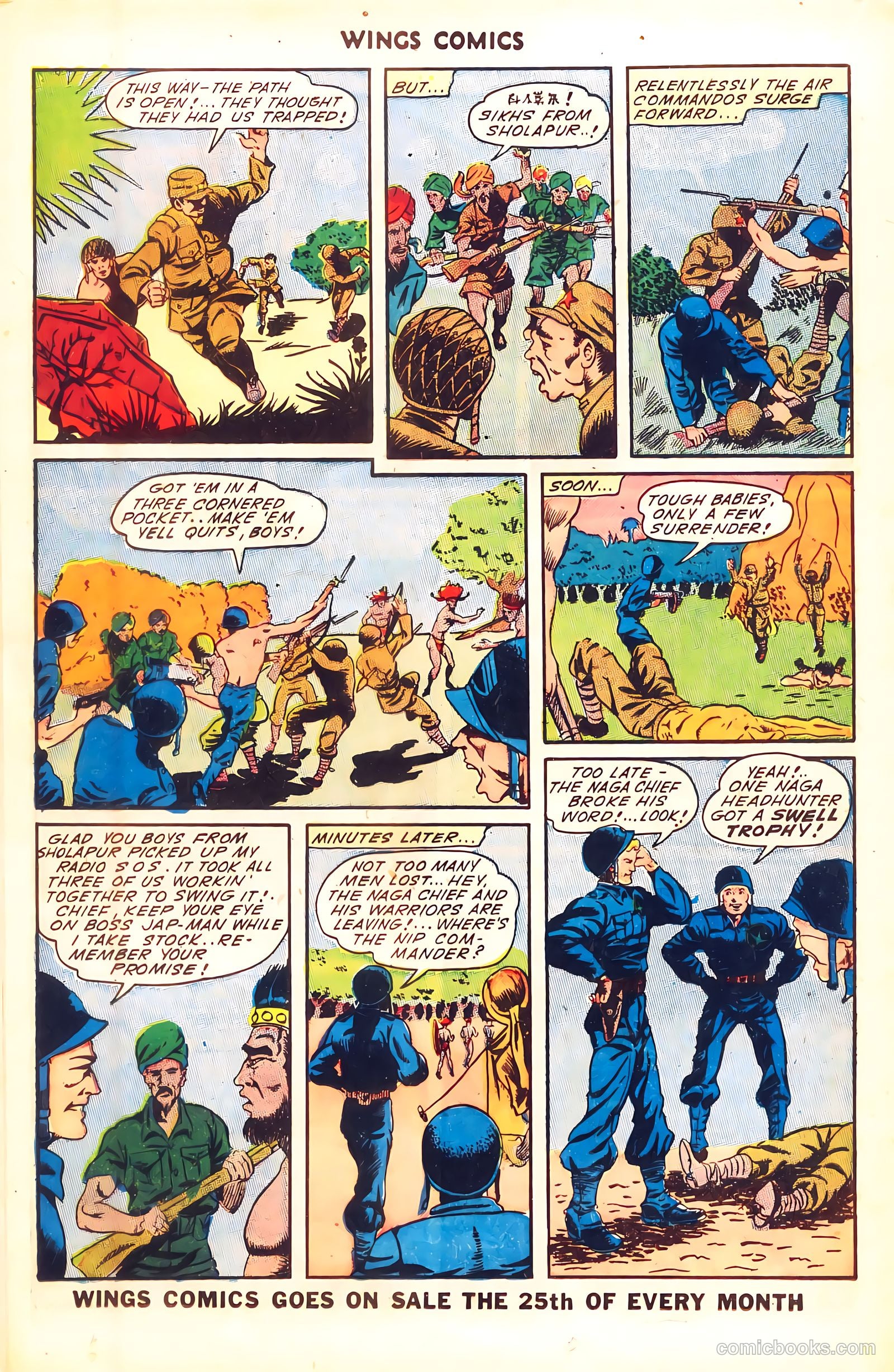 Wings Comics #50 (1944) — page 28 of 52