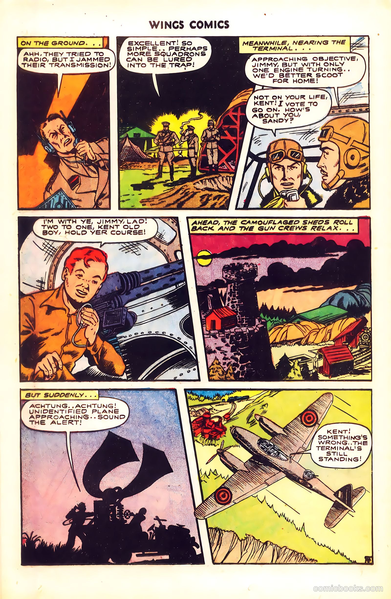 Wings Comics #50 (1944) — page 32 of 52