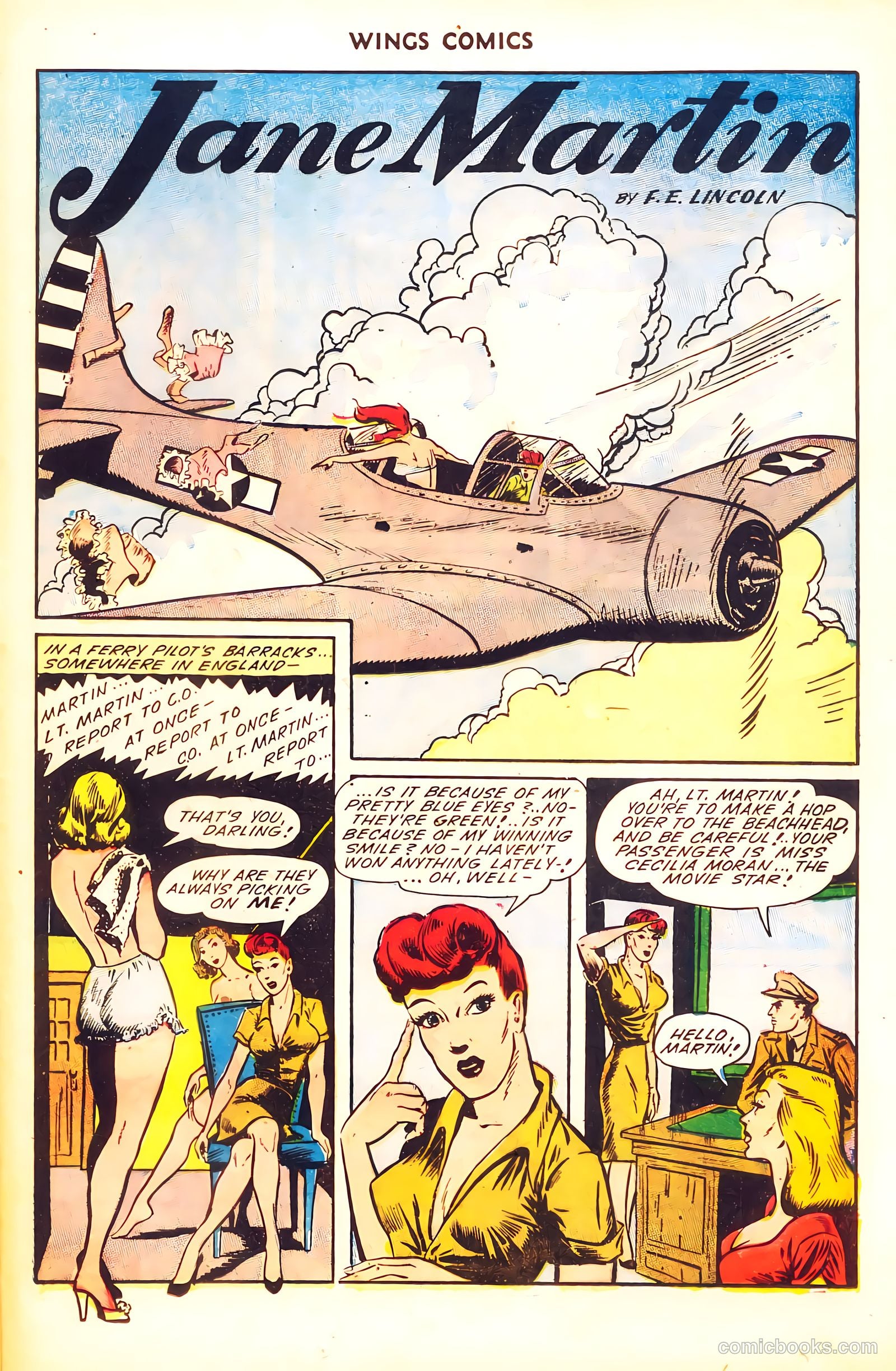 Wings Comics #50 (1944) — page 37 of 52