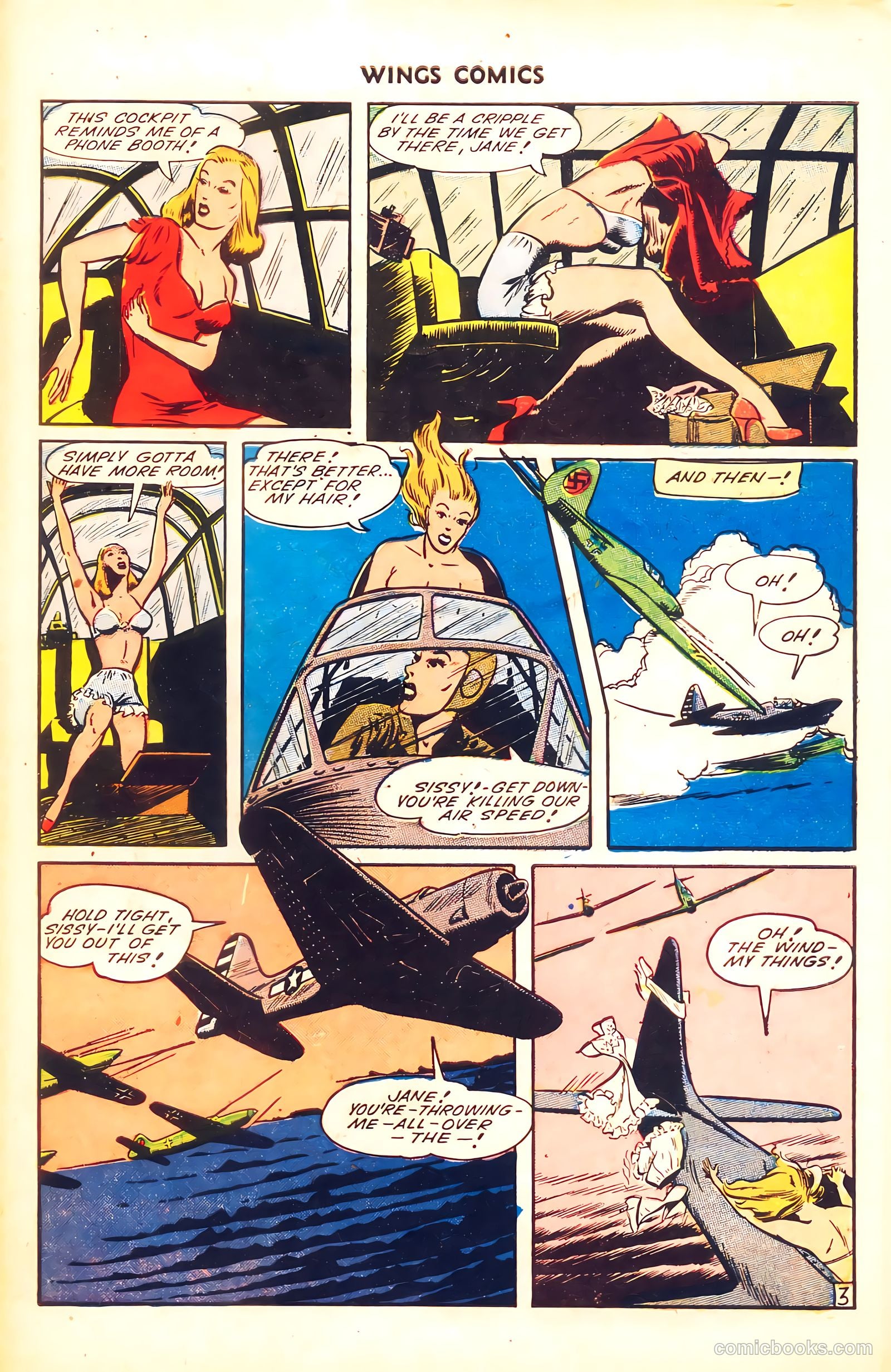 Wings Comics #50 (1944) — page 39 of 52