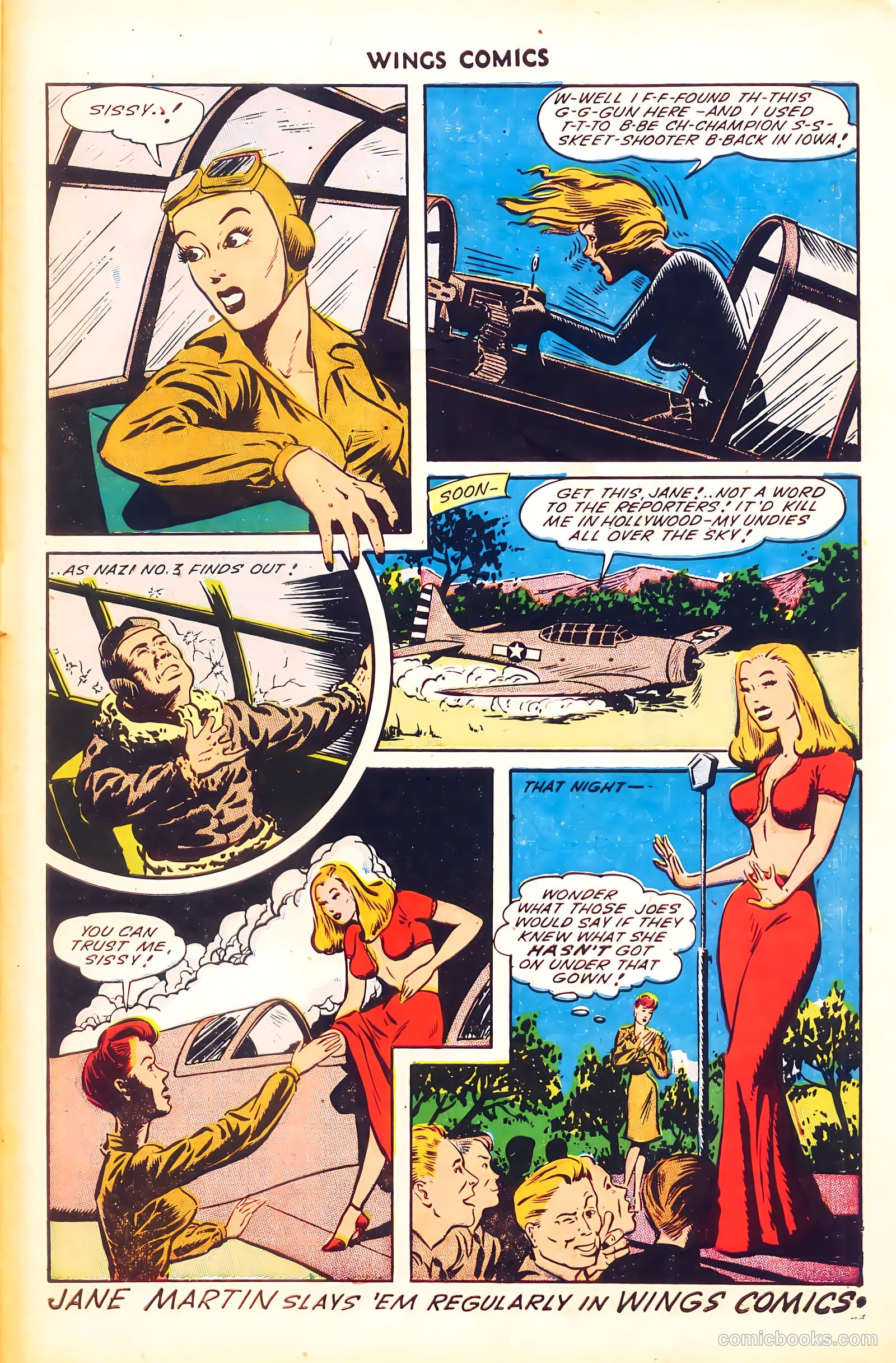 Wings Comics #50 (1944) — page 41 of 52