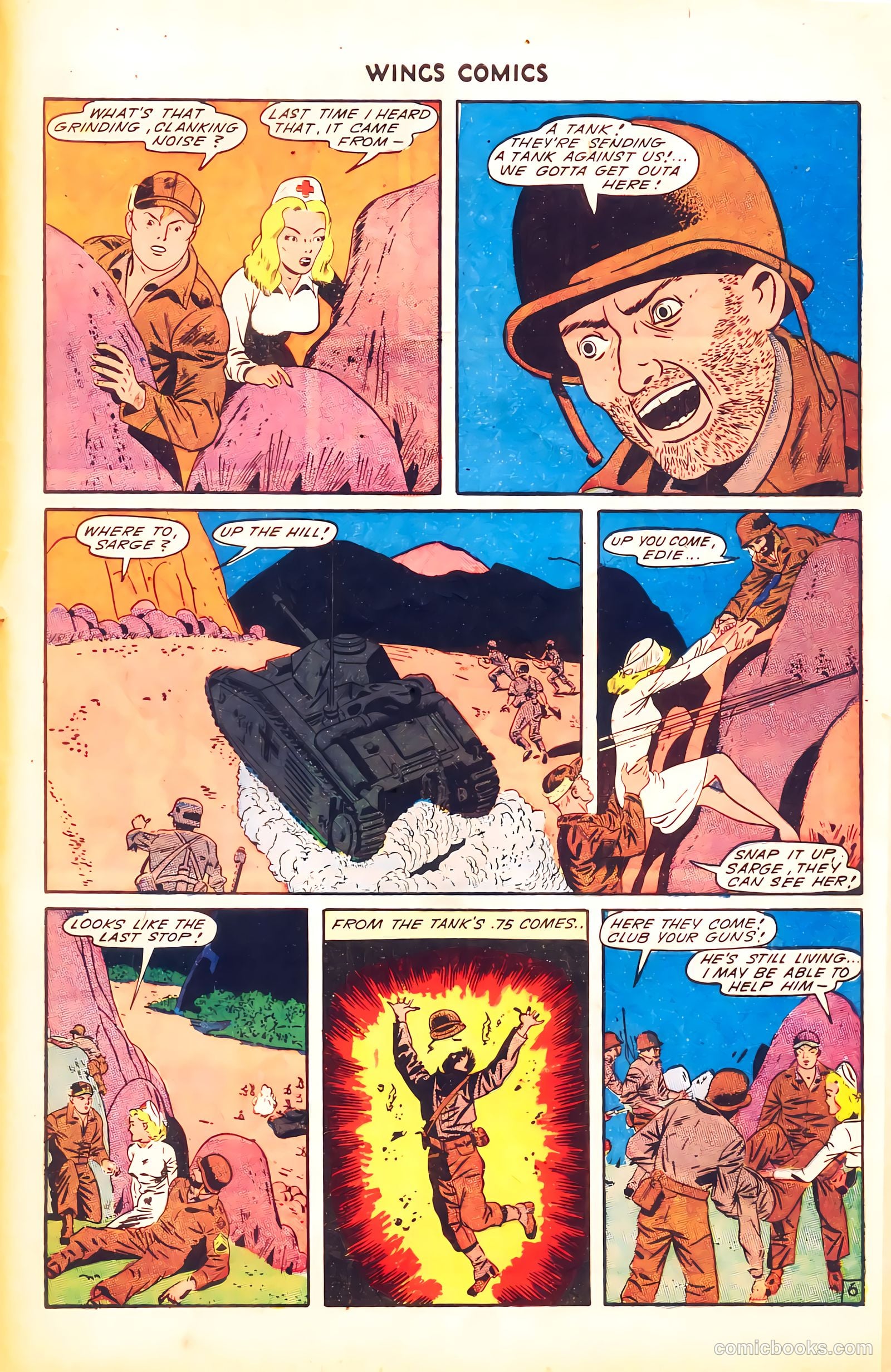 Wings Comics #50 (1944) — page 49 of 52