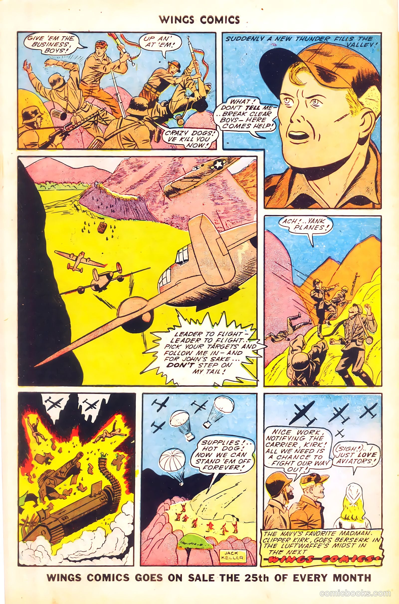 Wings Comics #50 (1944) — page 50 of 52