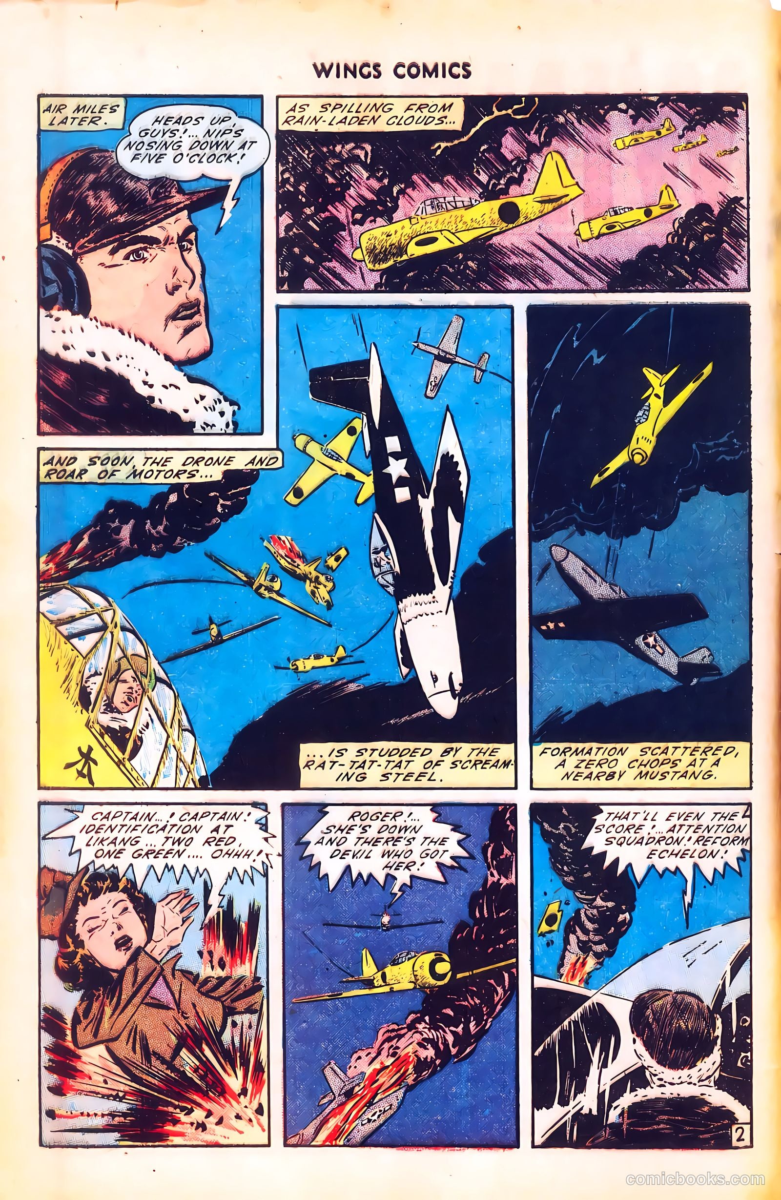 Wings Comics #51 (1944) — page 4 of 52