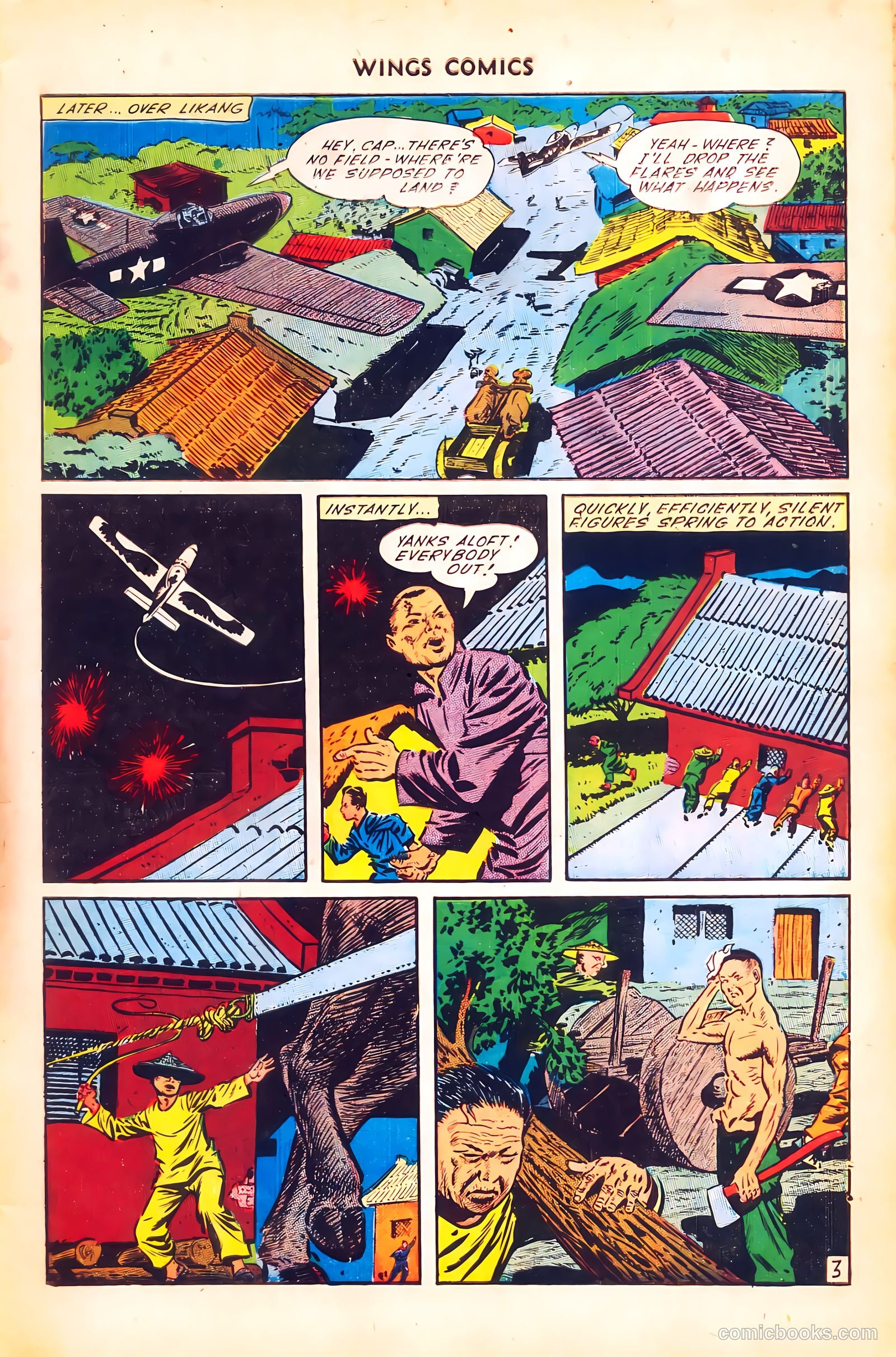 Wings Comics #51 (1944) — page 5 of 52