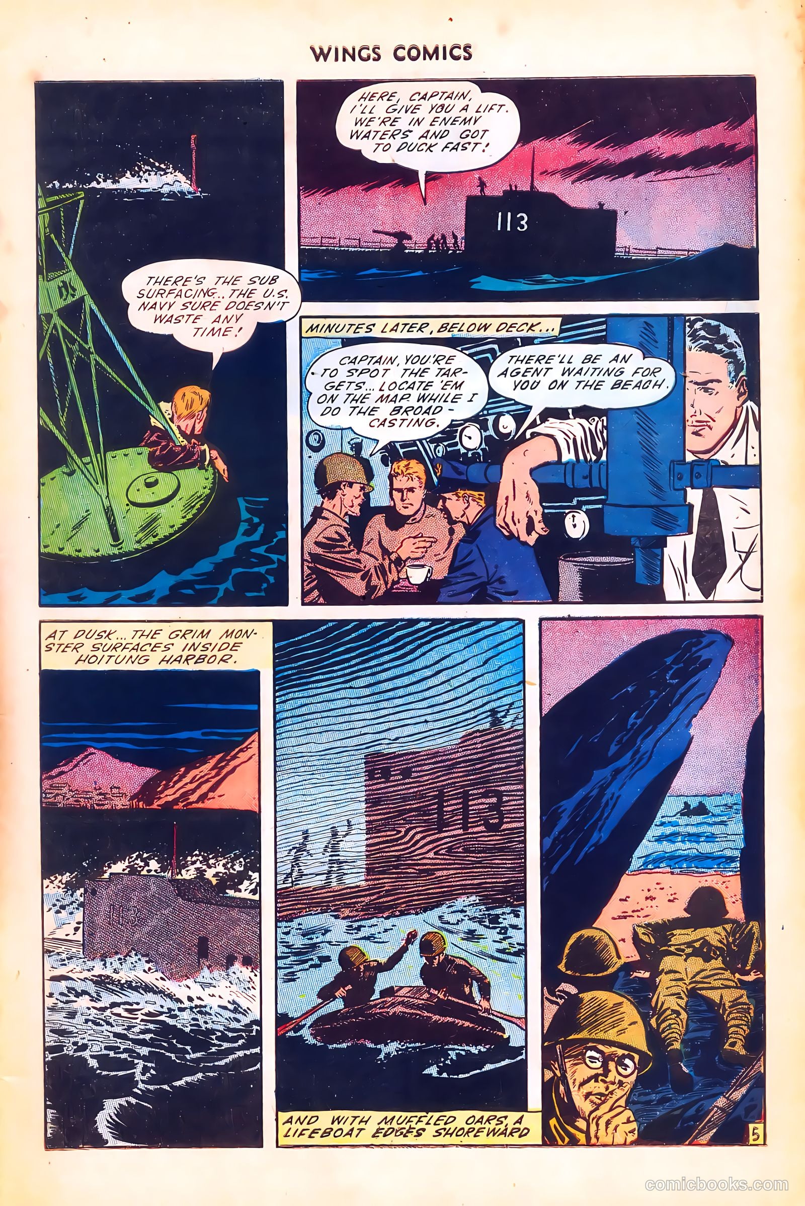 Wings Comics #51 (1944) — page 7 of 52