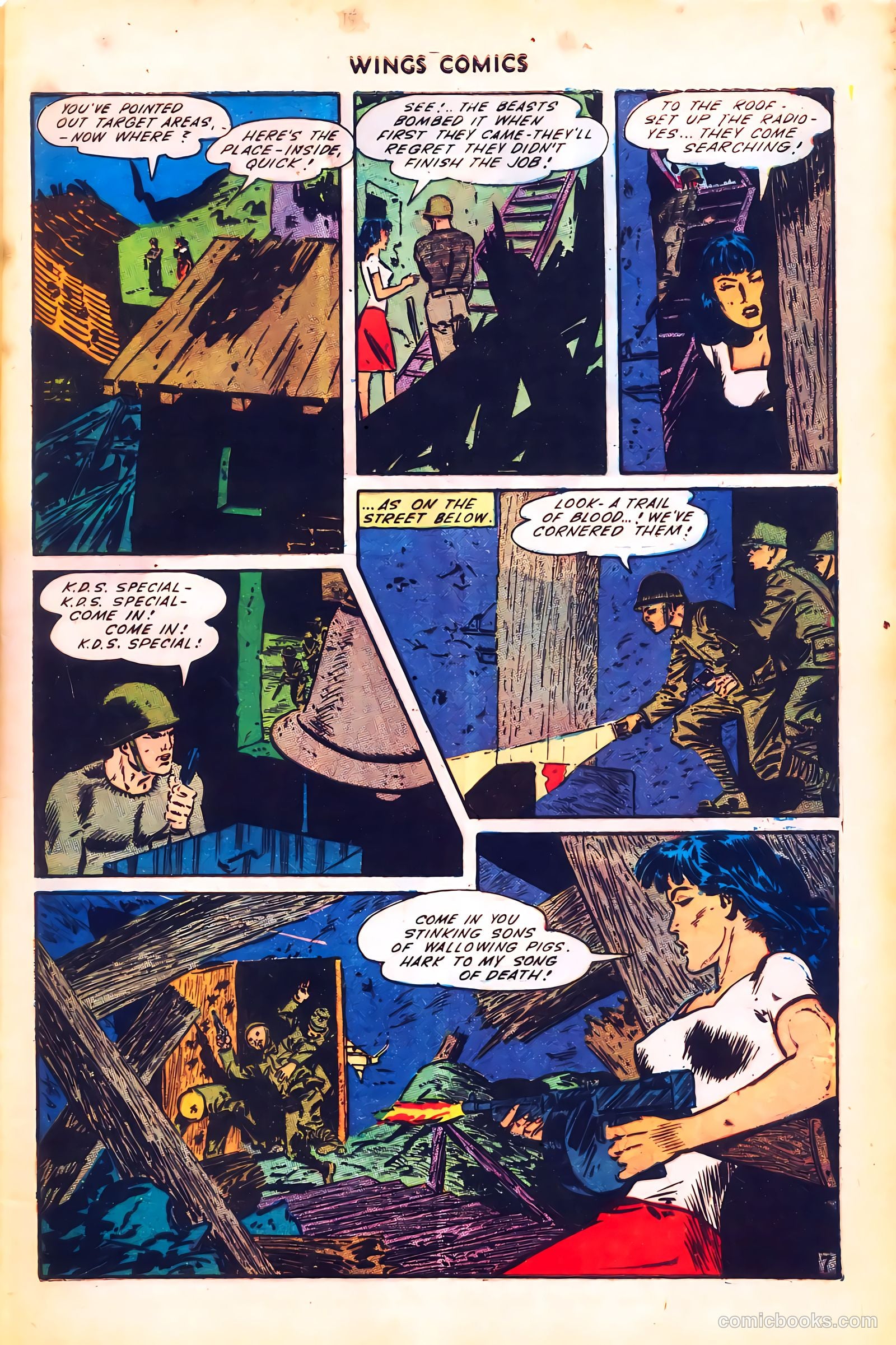 Wings Comics #51 (1944) — page 9 of 52
