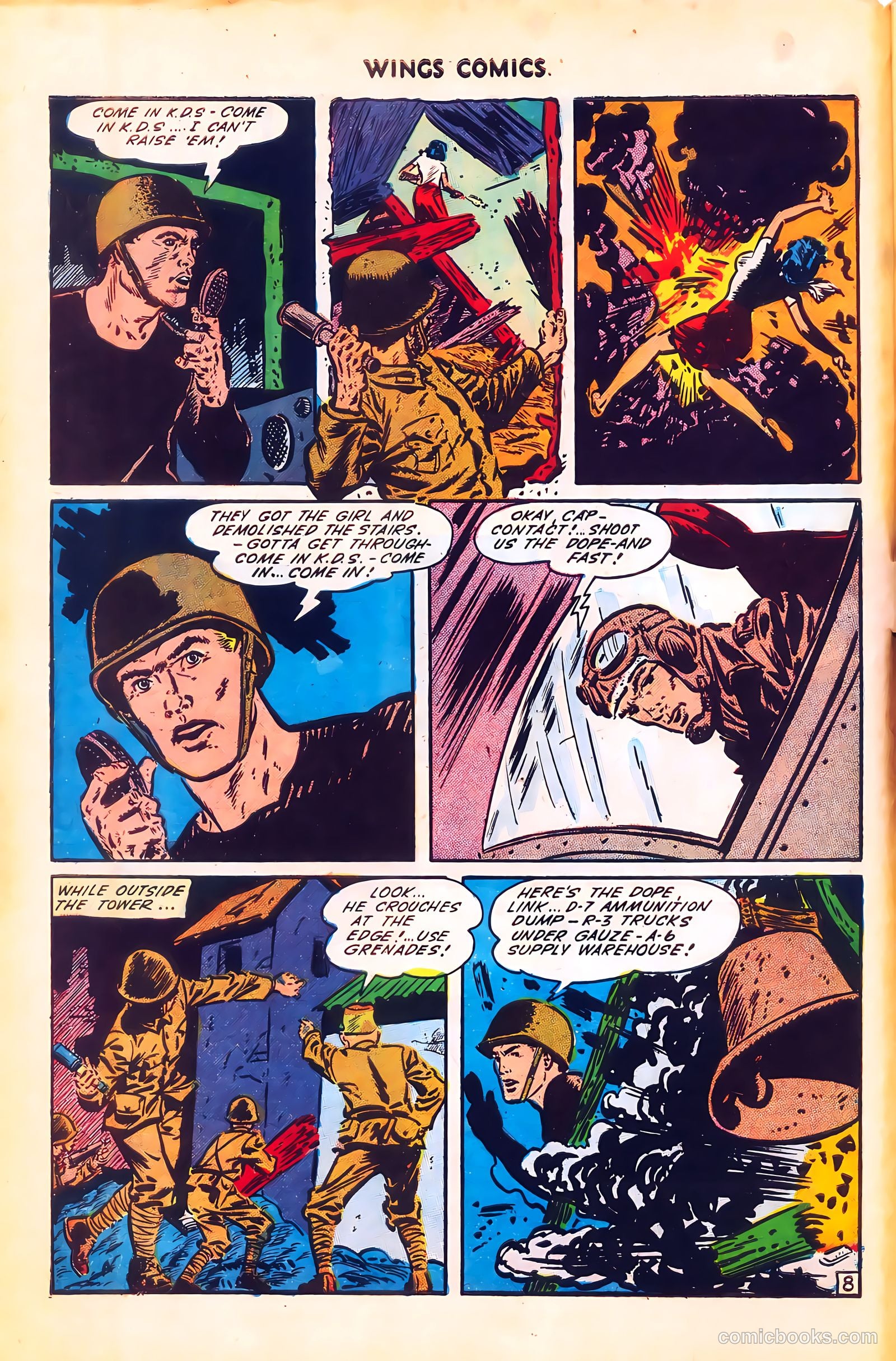 Wings Comics #51 (1944) — page 10 of 52