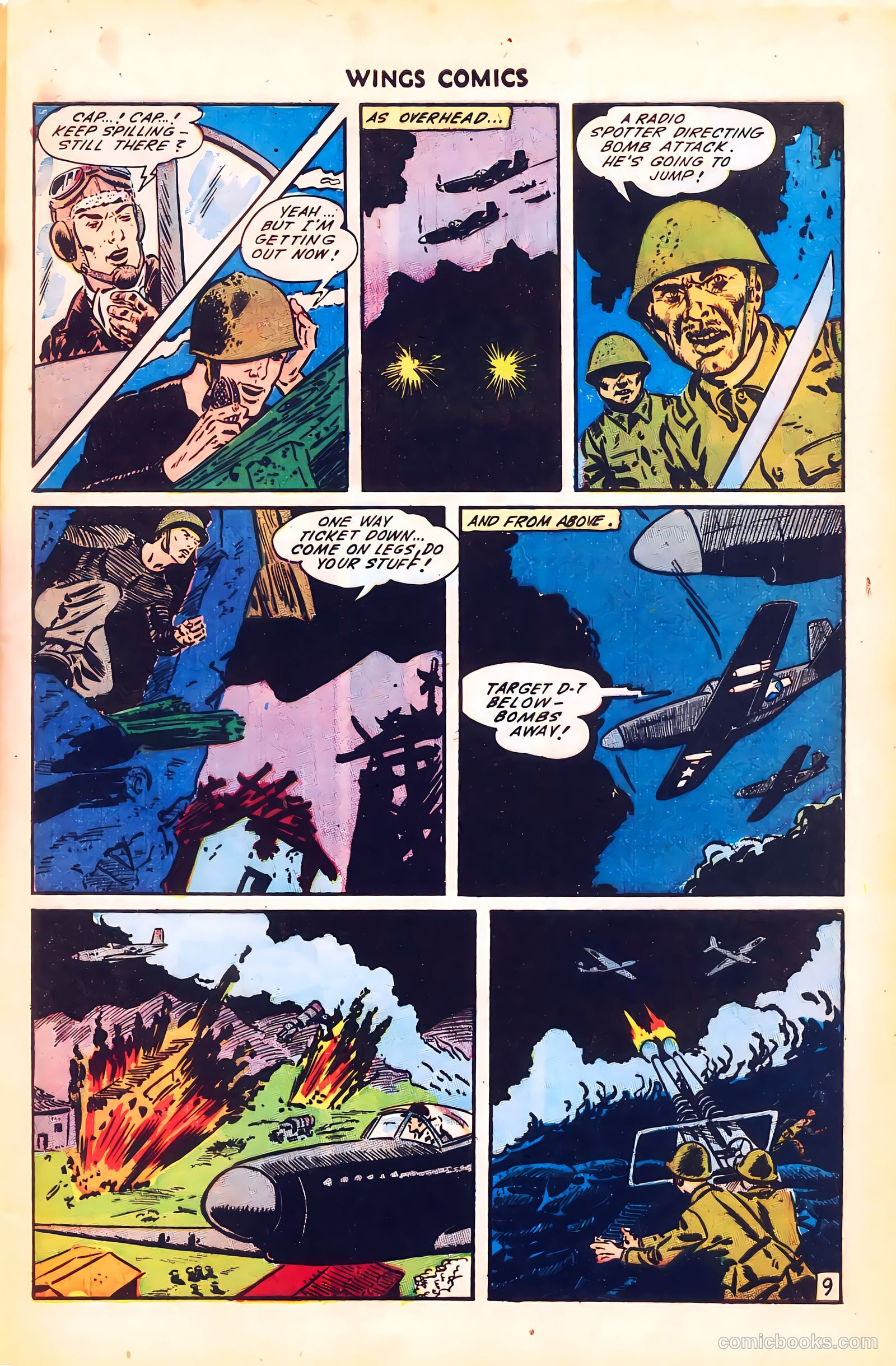 Wings Comics #51 (1944) — page 11 of 52
