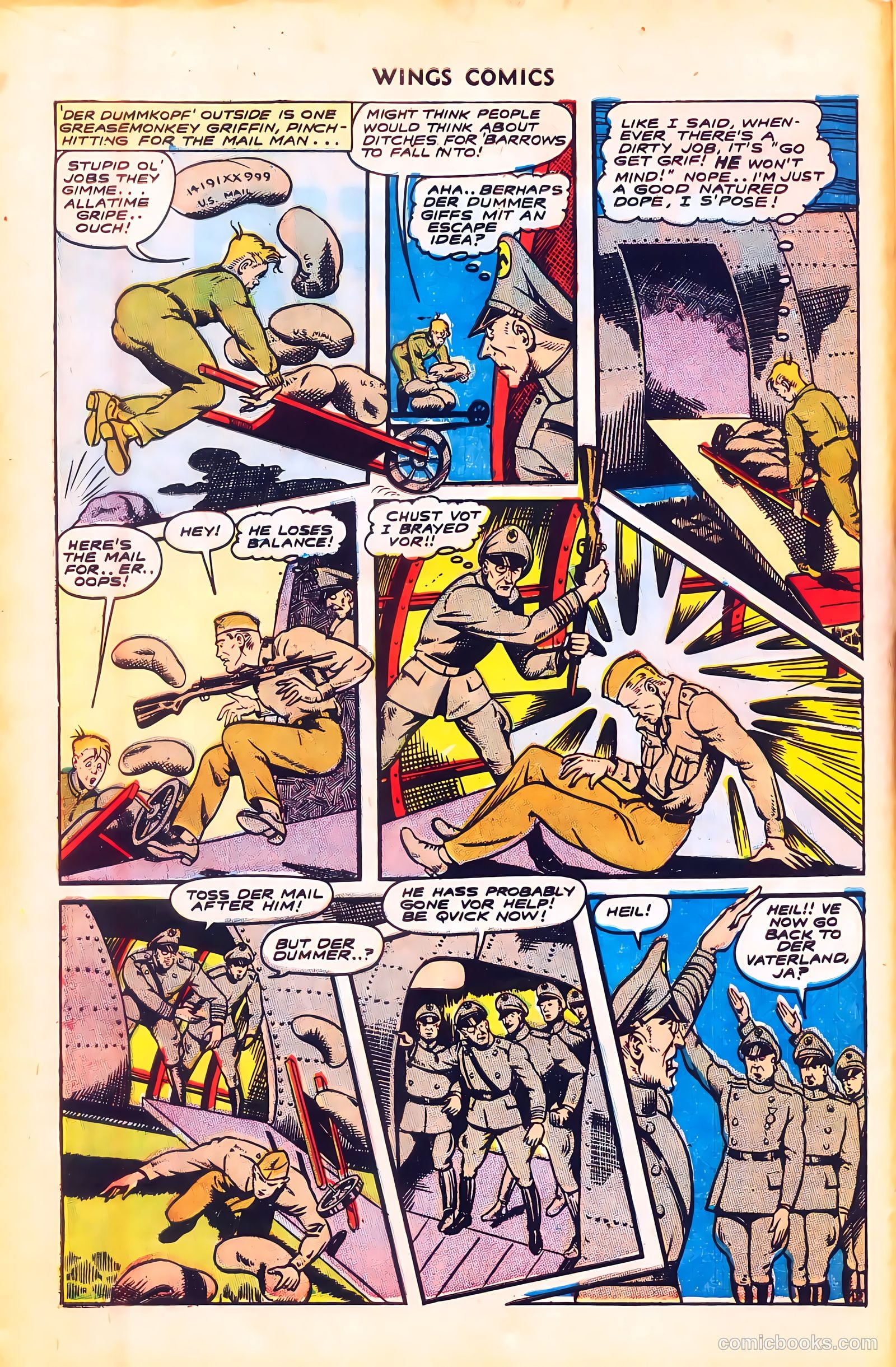 Wings Comics #51 (1944) — page 14 of 52