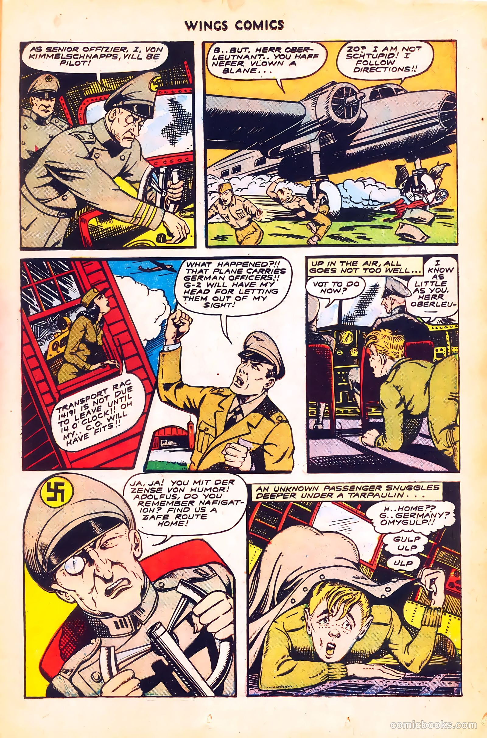 Wings Comics #51 (1944) — page 15 of 52