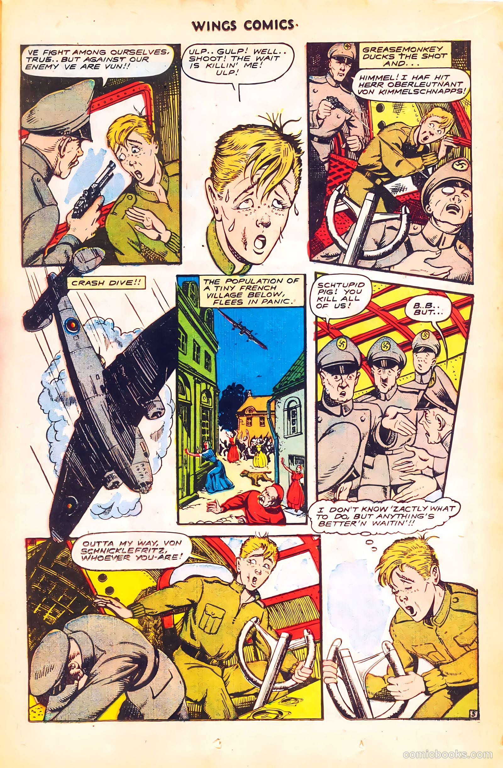 Wings Comics #51 (1944) — page 17 of 52