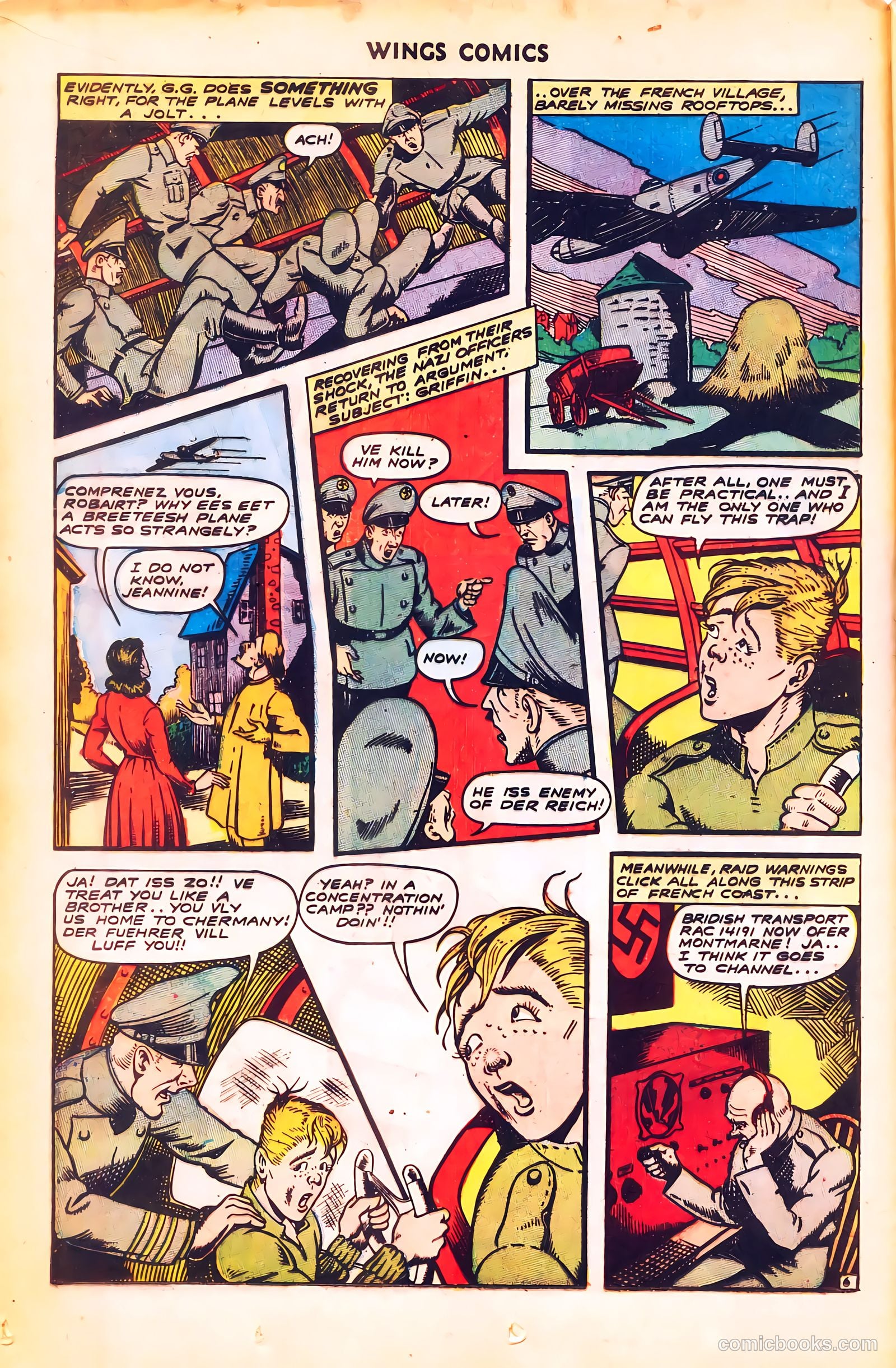Wings Comics #51 (1944) — page 18 of 52