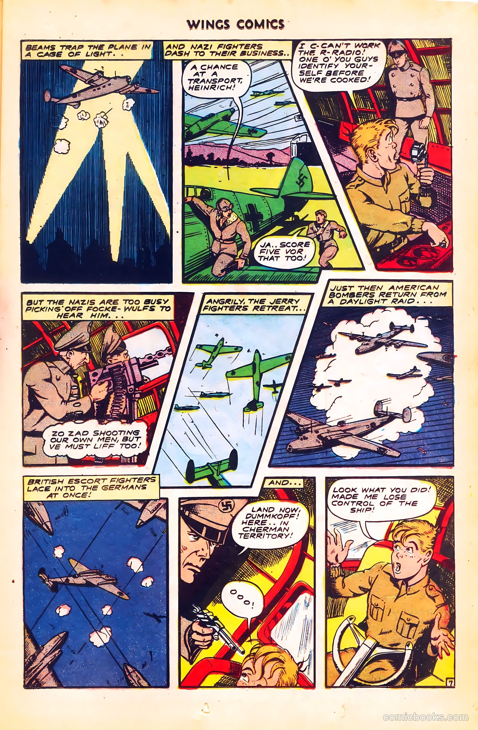 Wings Comics #51 (1944) — page 19 of 52