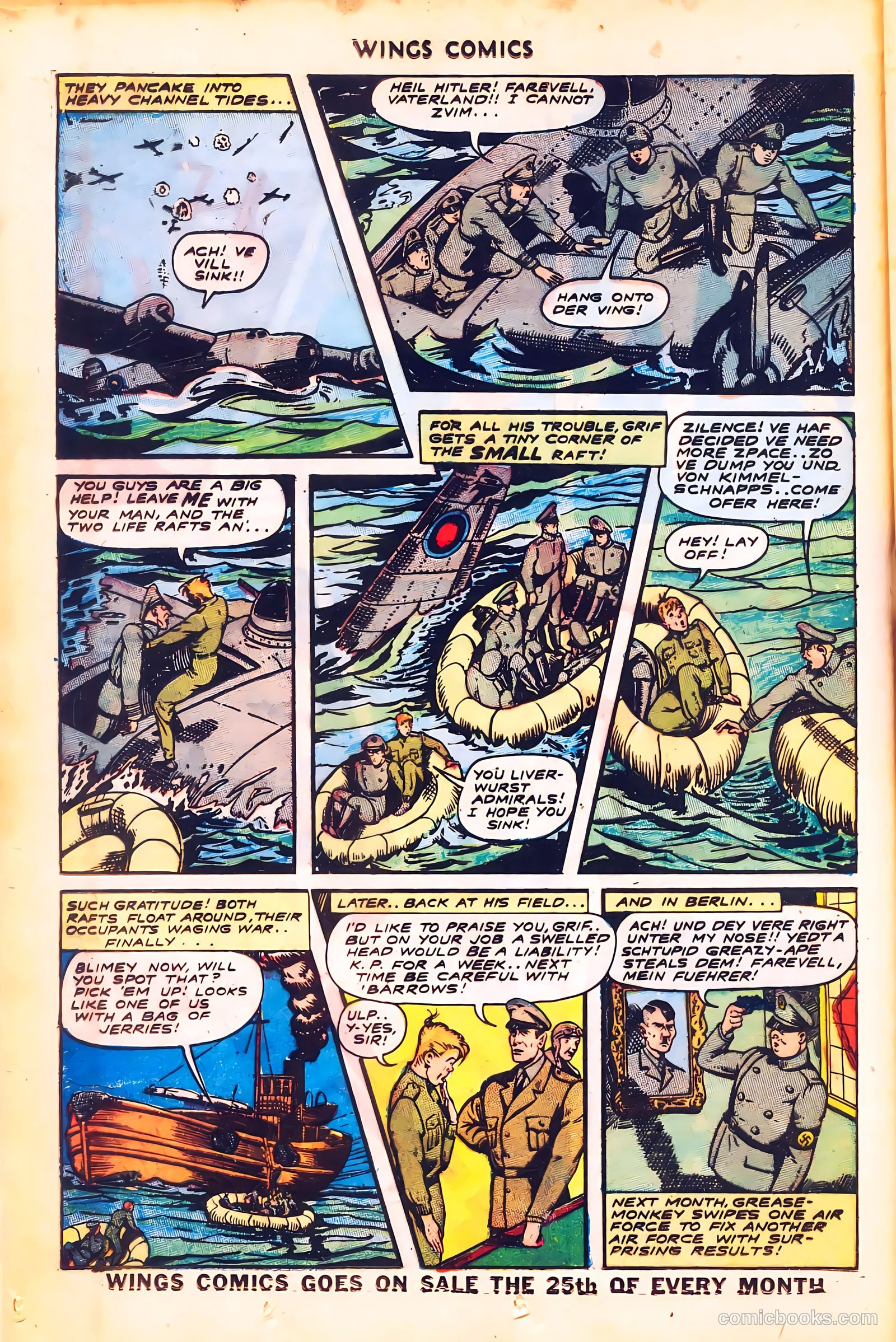 Wings Comics #51 (1944) — page 20 of 52