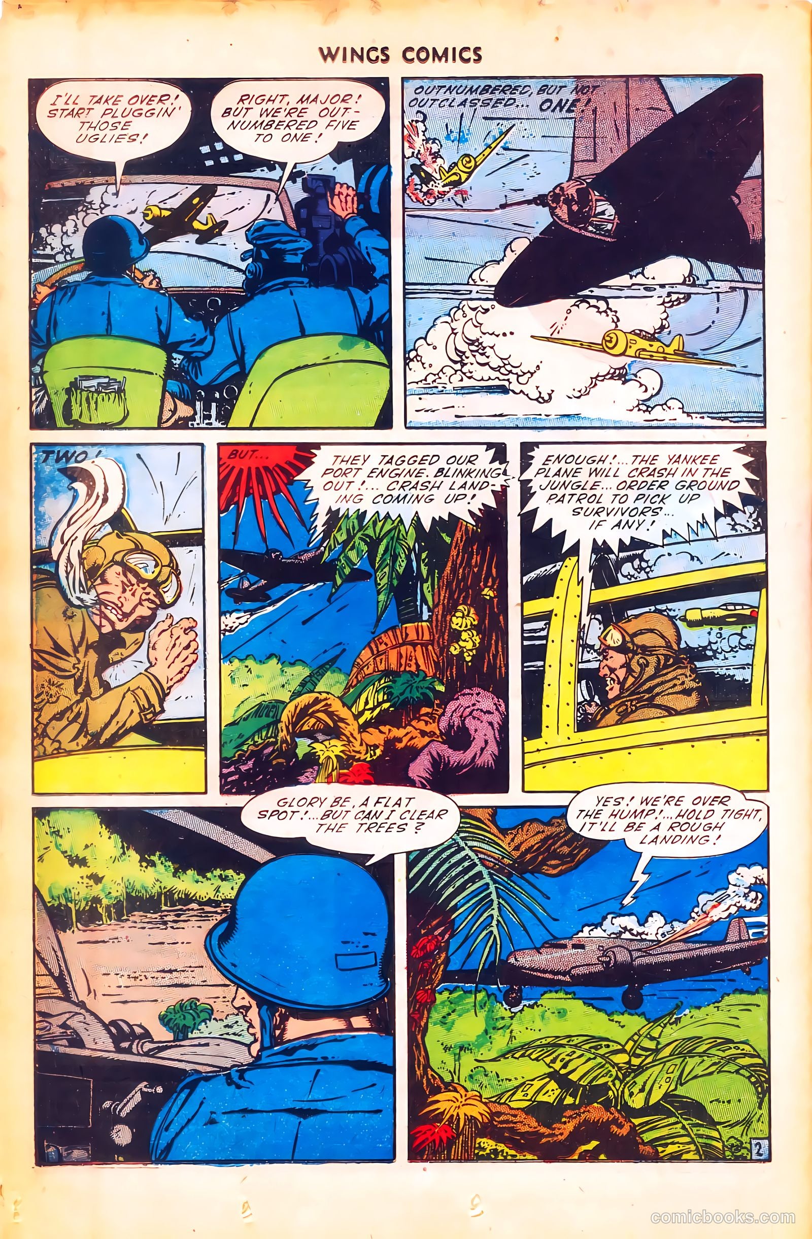 Wings Comics #51 (1944) — page 22 of 52