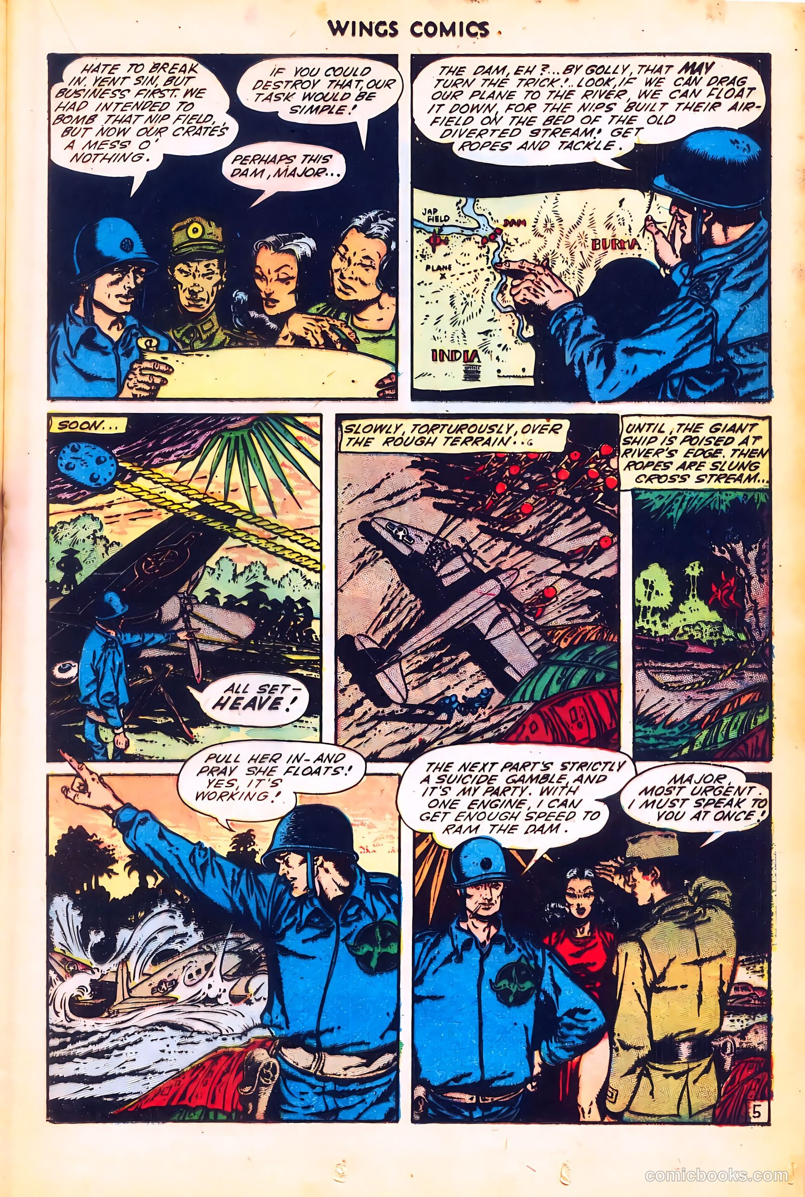 Wings Comics #51 (1944) — page 25 of 52