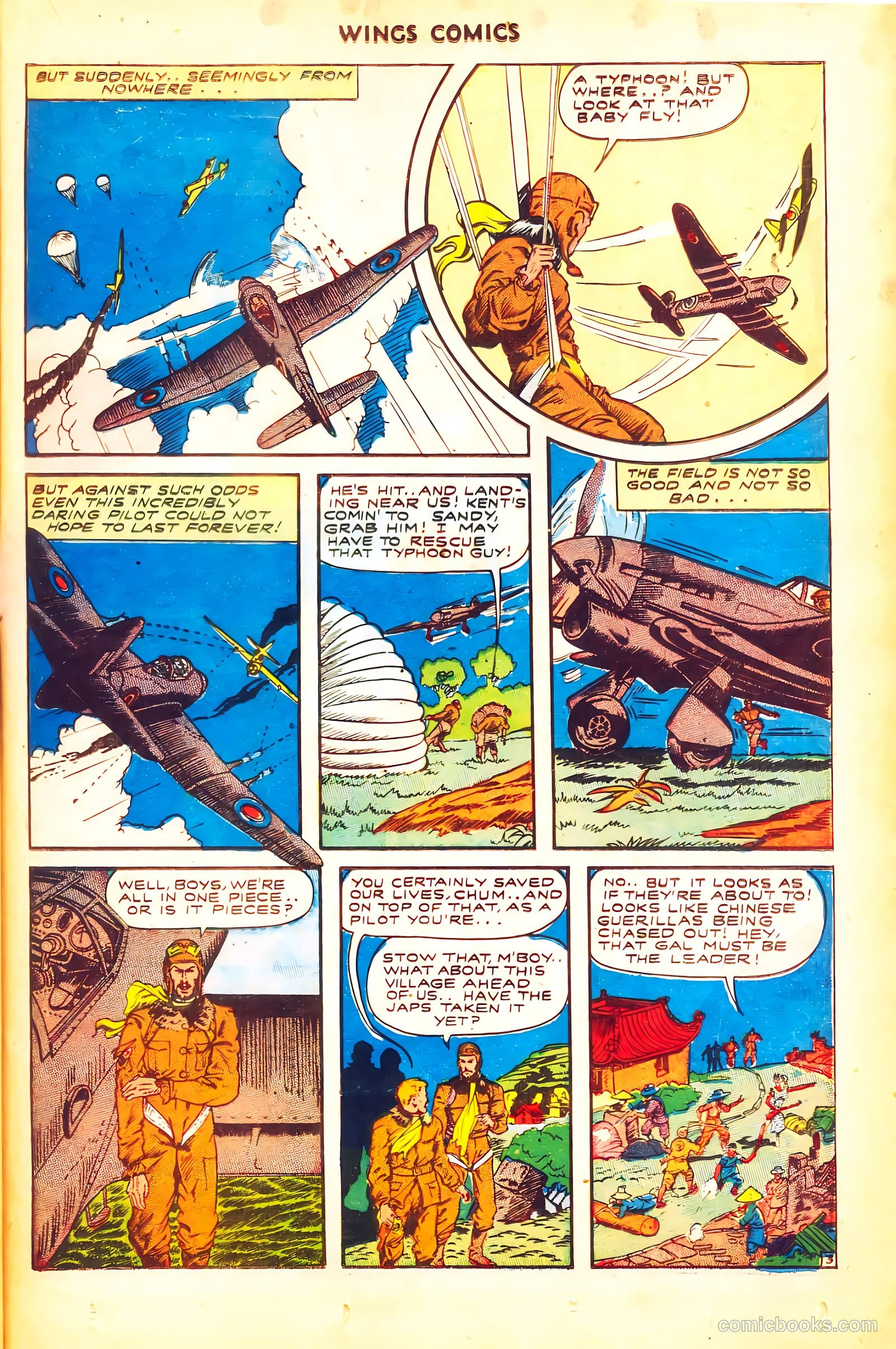 Wings Comics #51 (1944) — page 31 of 52