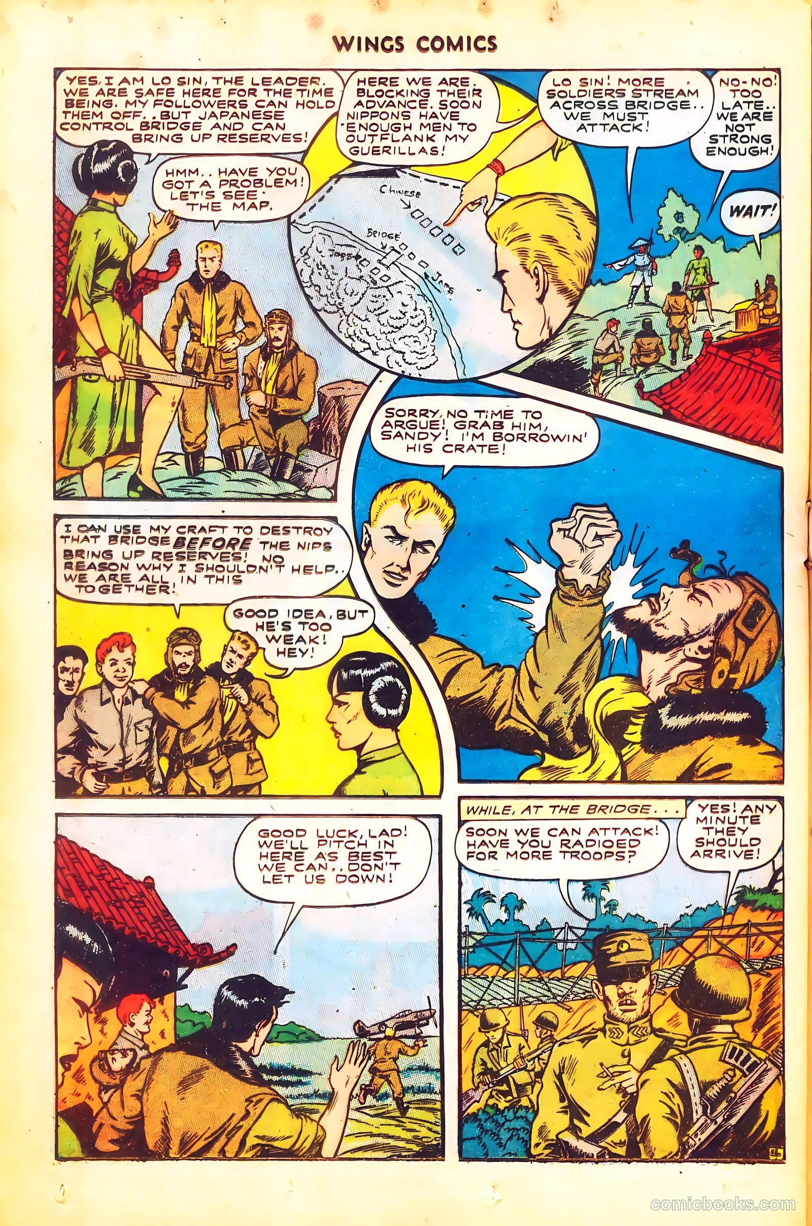Wings Comics #51 (1944) — page 32 of 52