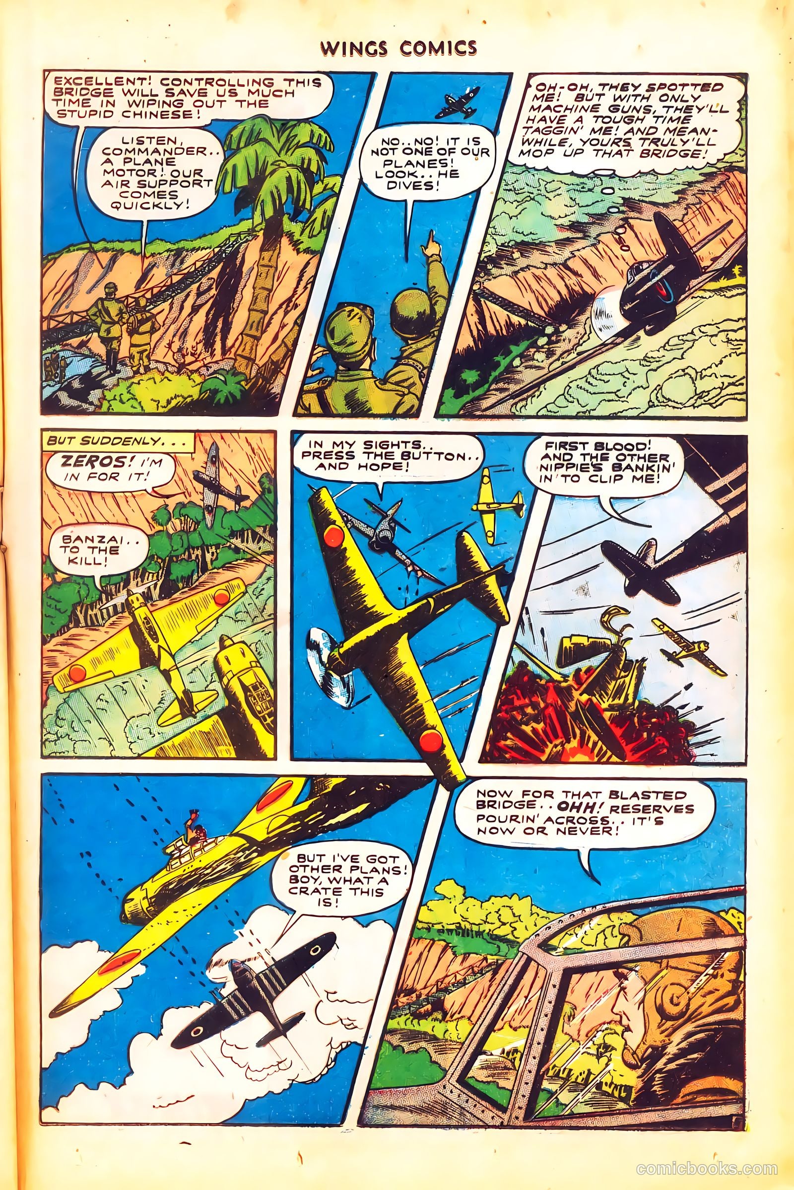 Wings Comics #51 (1944) — page 33 of 52