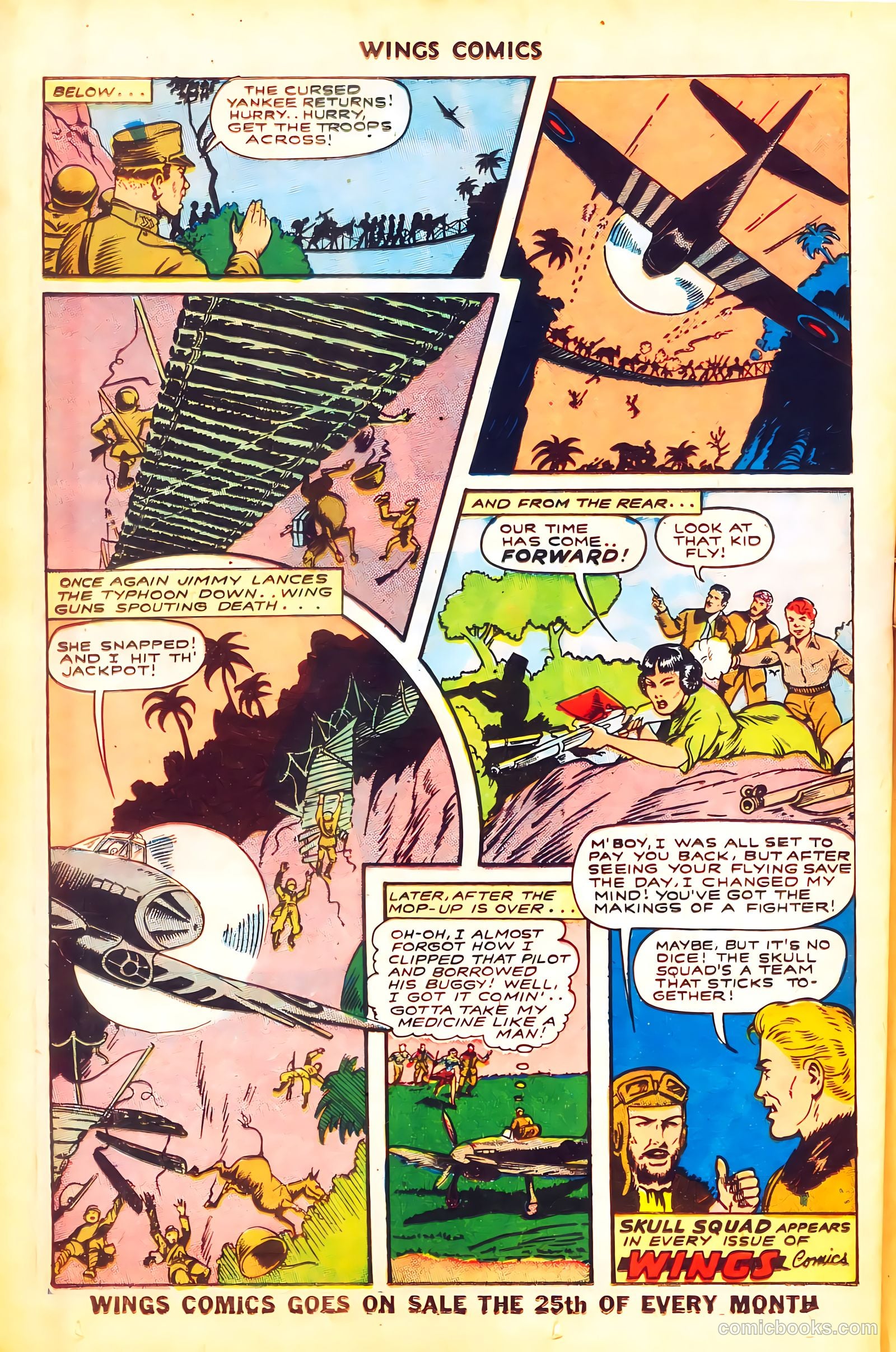 Wings Comics #51 (1944) — page 34 of 52