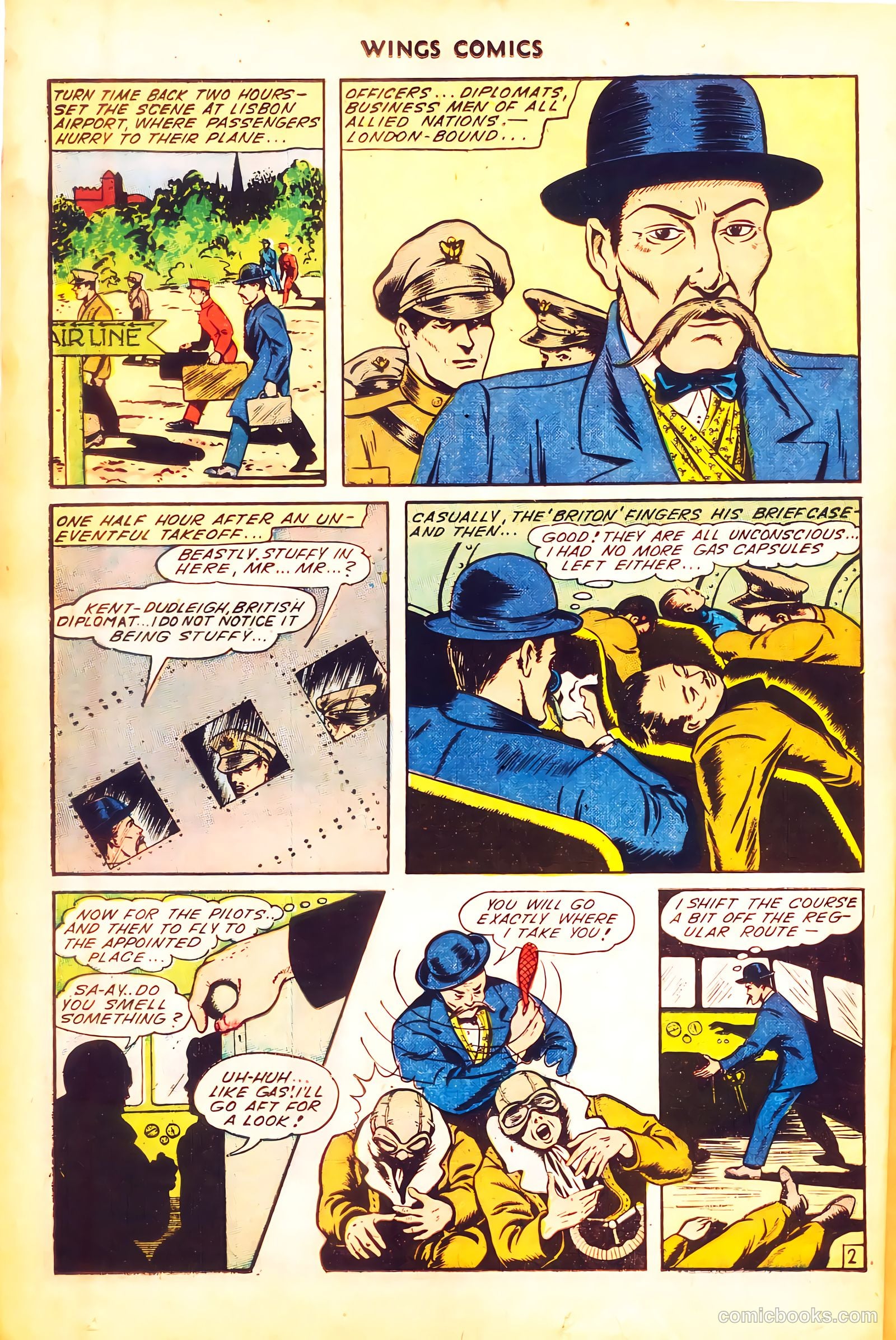Wings Comics #51 (1944) — page 38 of 52