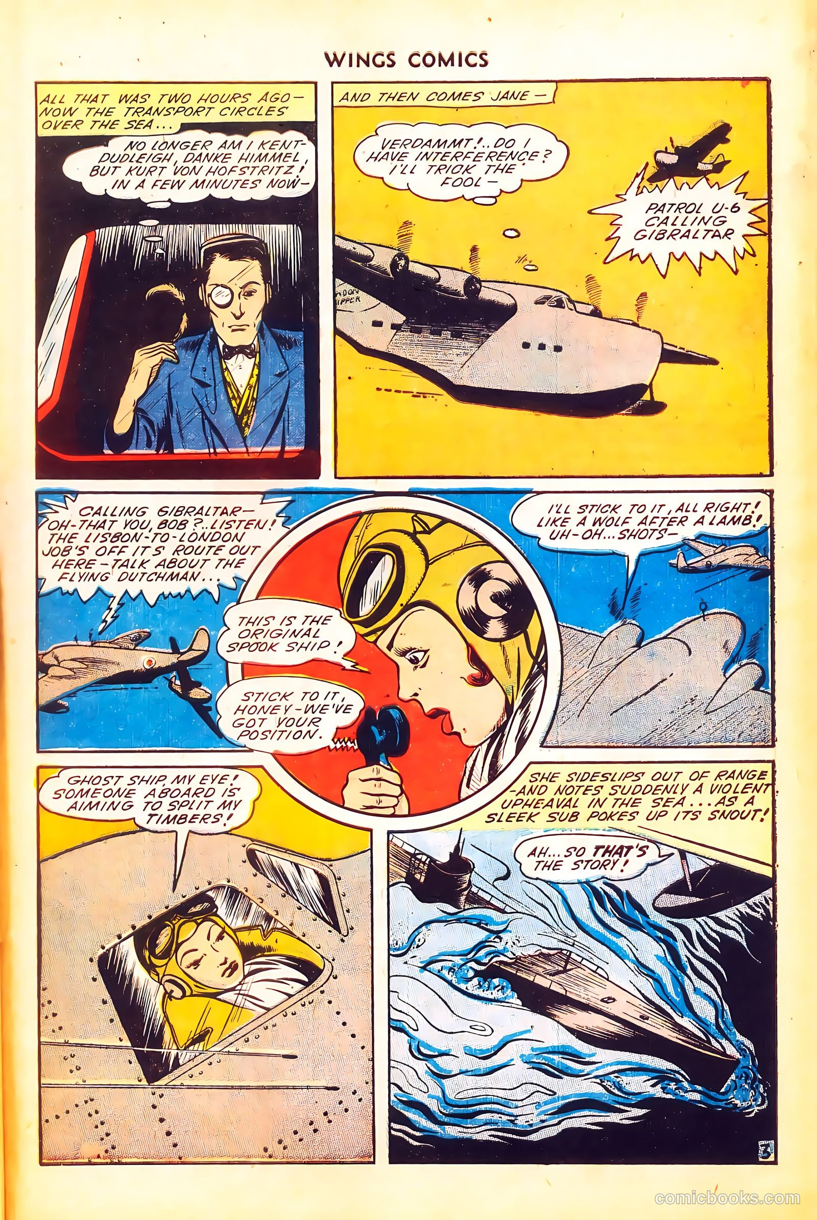 Wings Comics #51 (1944) — page 39 of 52