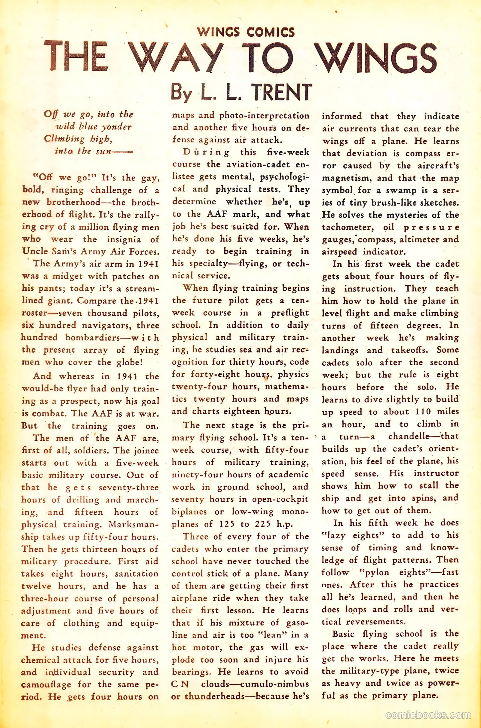 Wings Comics #51 (1944) — page 42 of 52