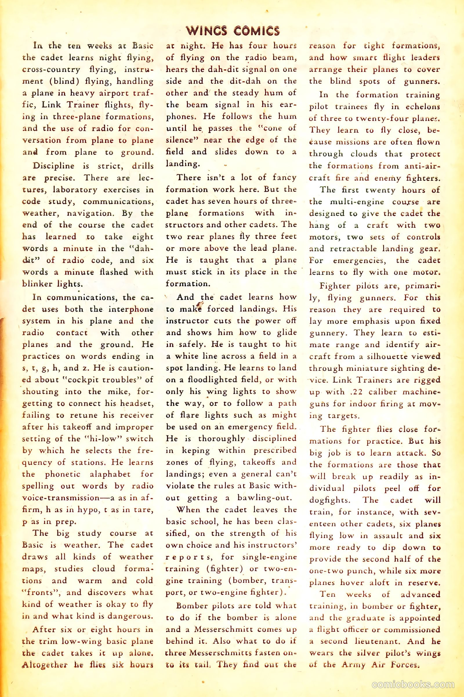 Wings Comics #51 (1944) — page 43 of 52