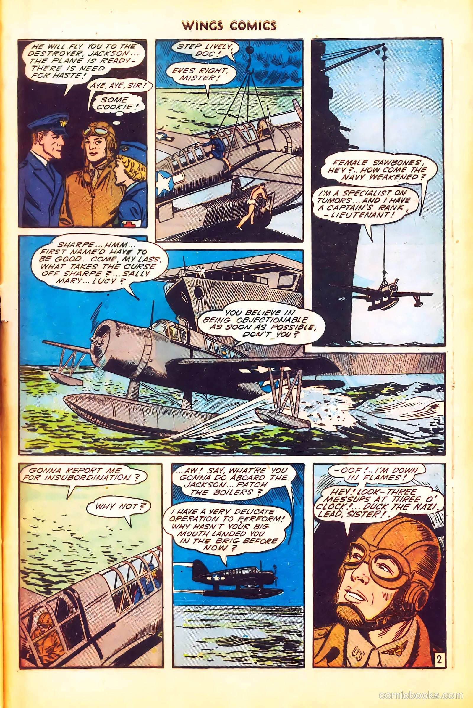 Wings Comics #51 (1944) — page 45 of 52