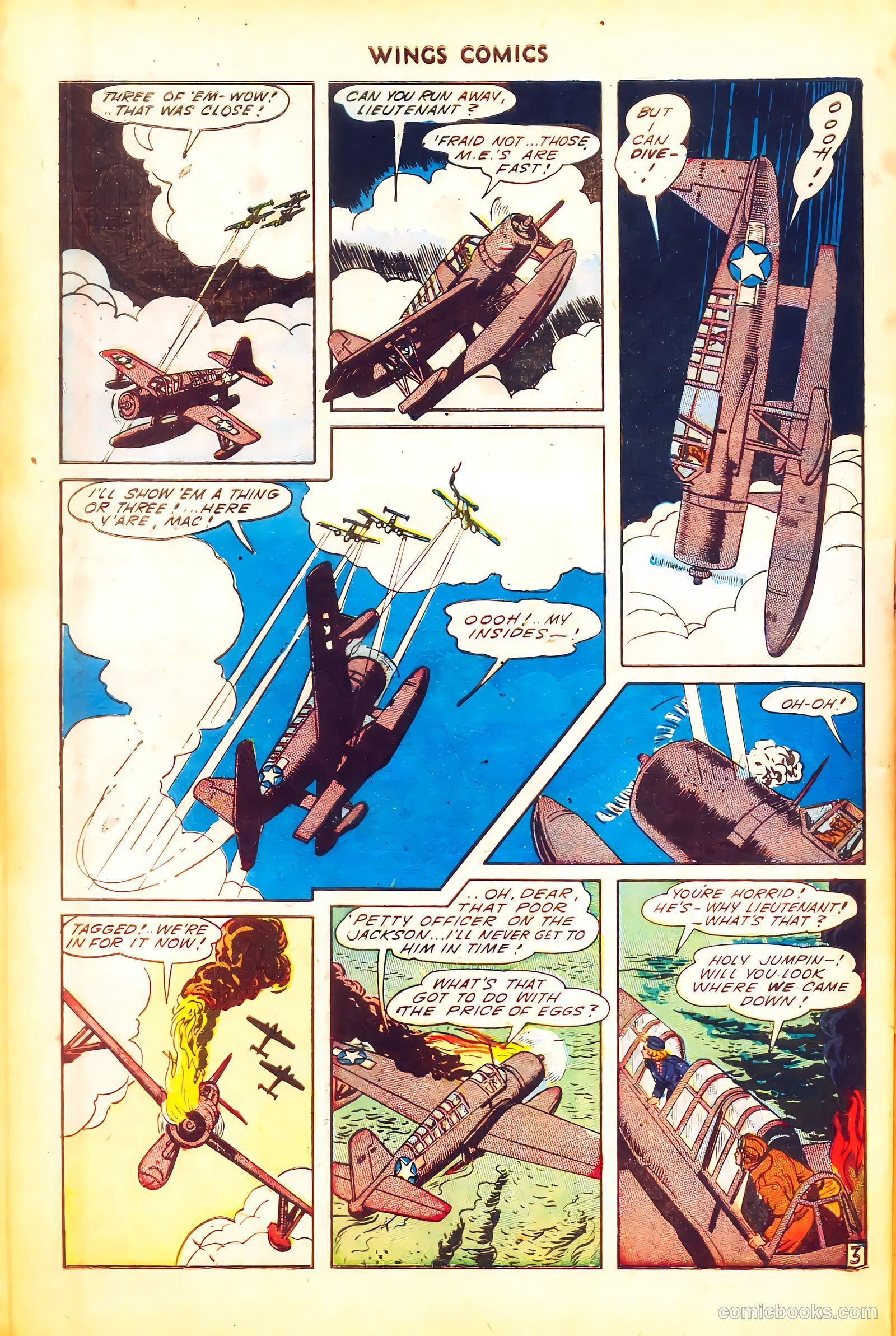 Wings Comics #51 (1944) — page 46 of 52