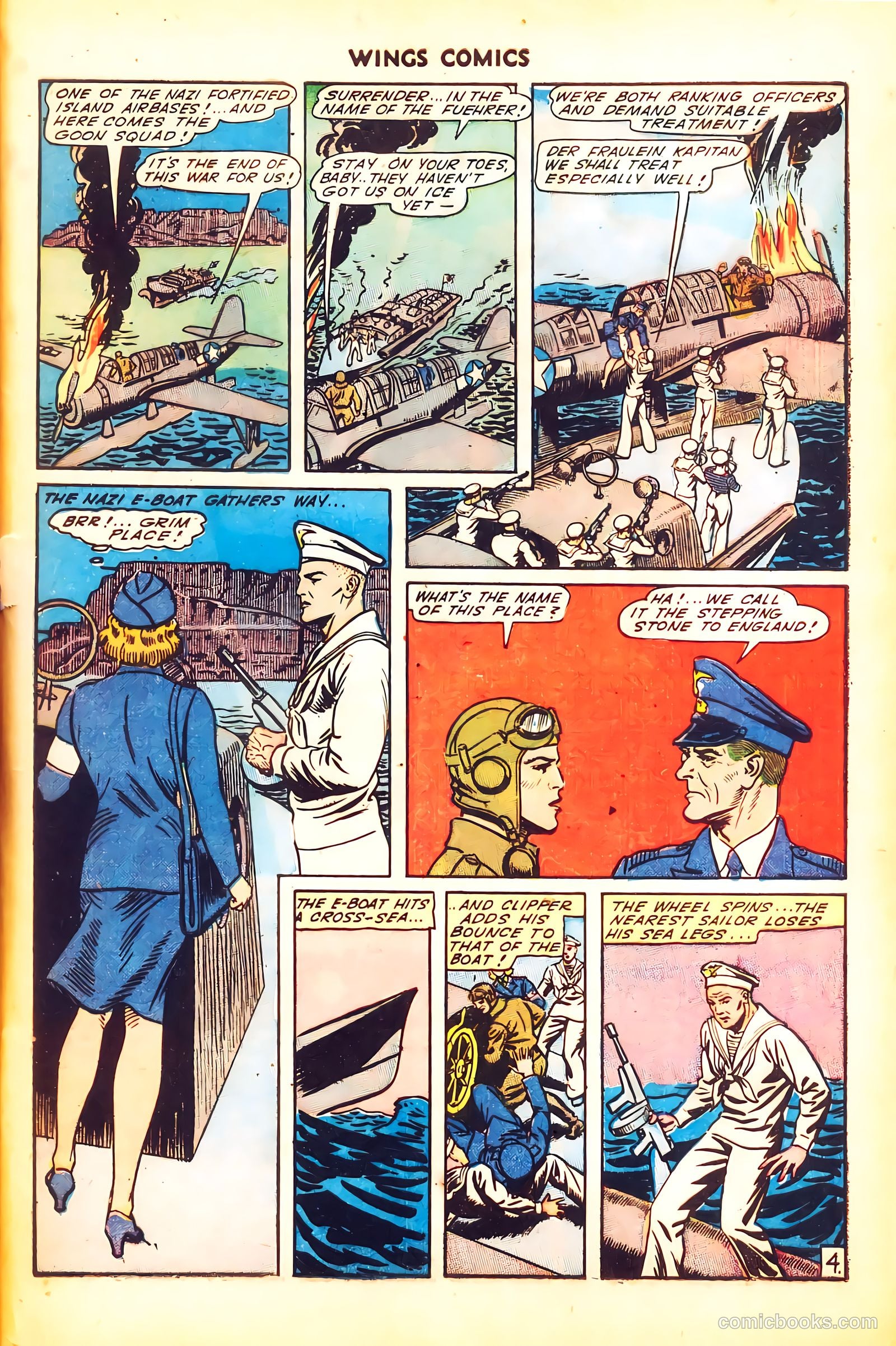Wings Comics #51 (1944) — page 47 of 52