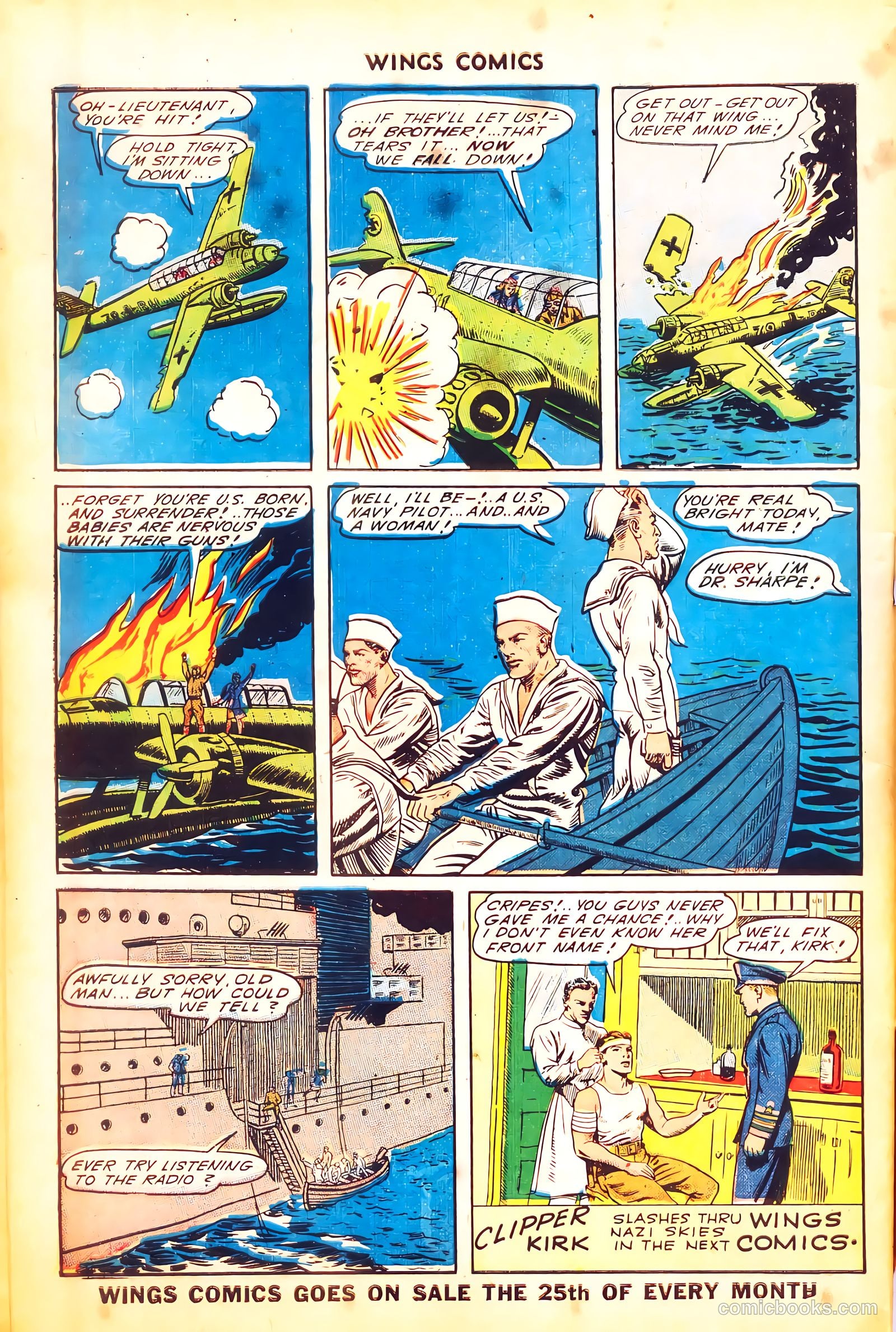 Wings Comics #51 (1944) — page 50 of 52