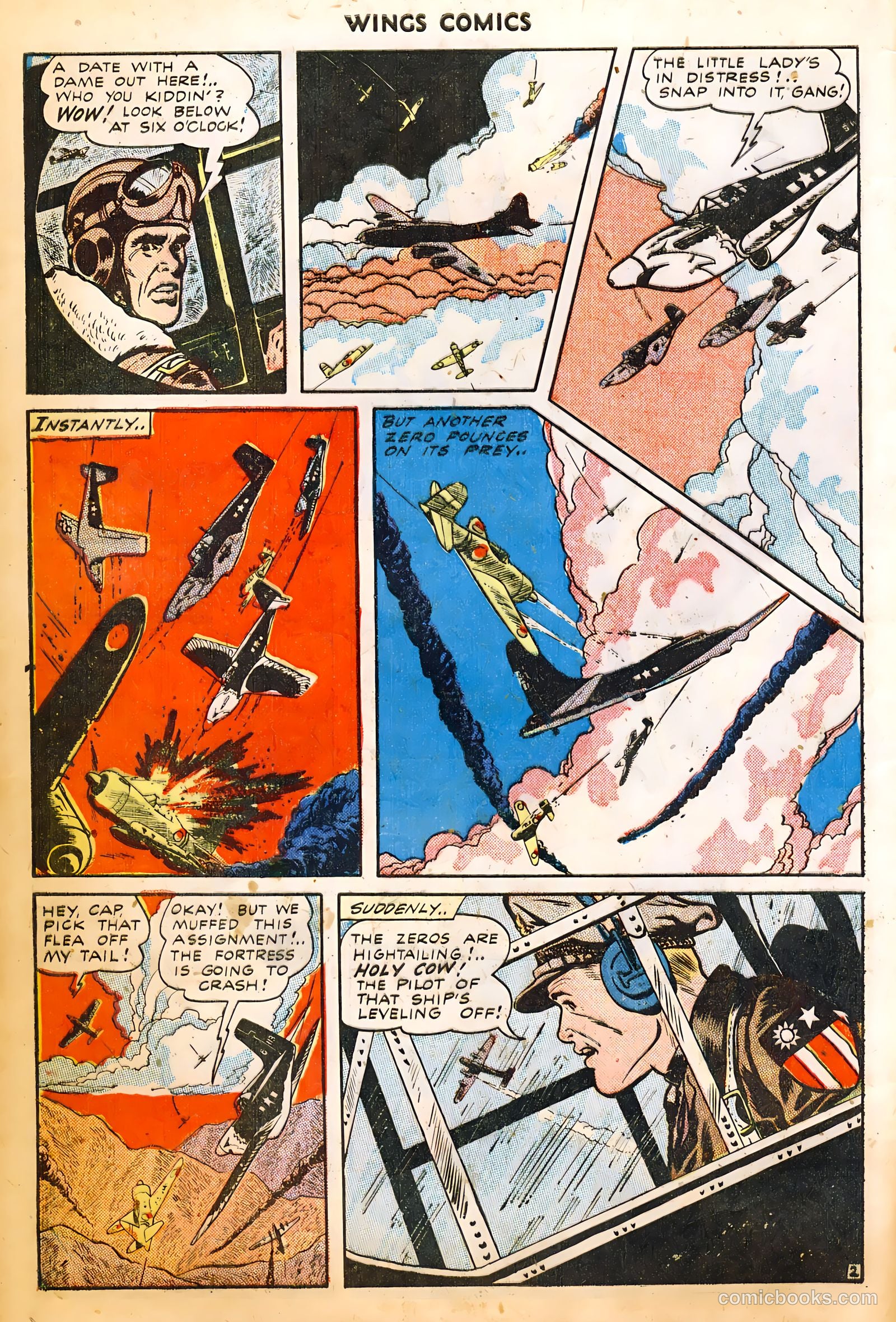 Wings Comics #52 (1944) — page 4 of 52