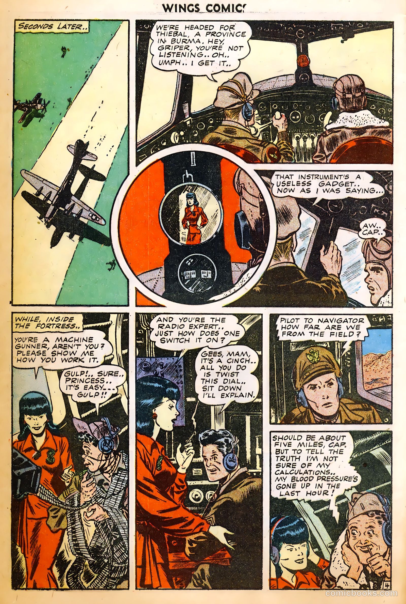 Wings Comics #52 (1944) — page 6 of 52