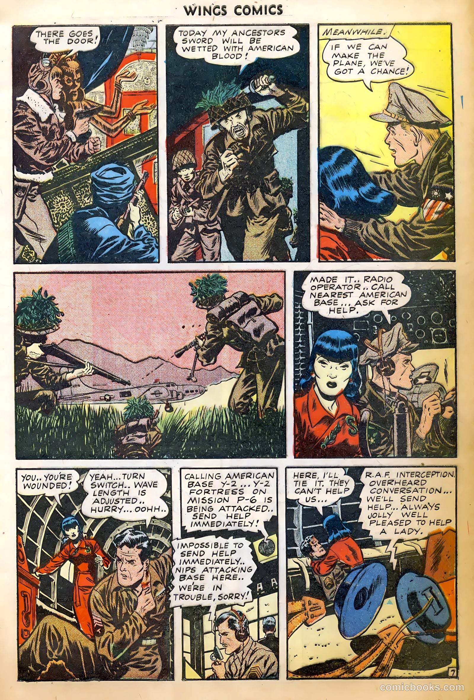 Wings Comics #52 (1944) — page 9 of 52