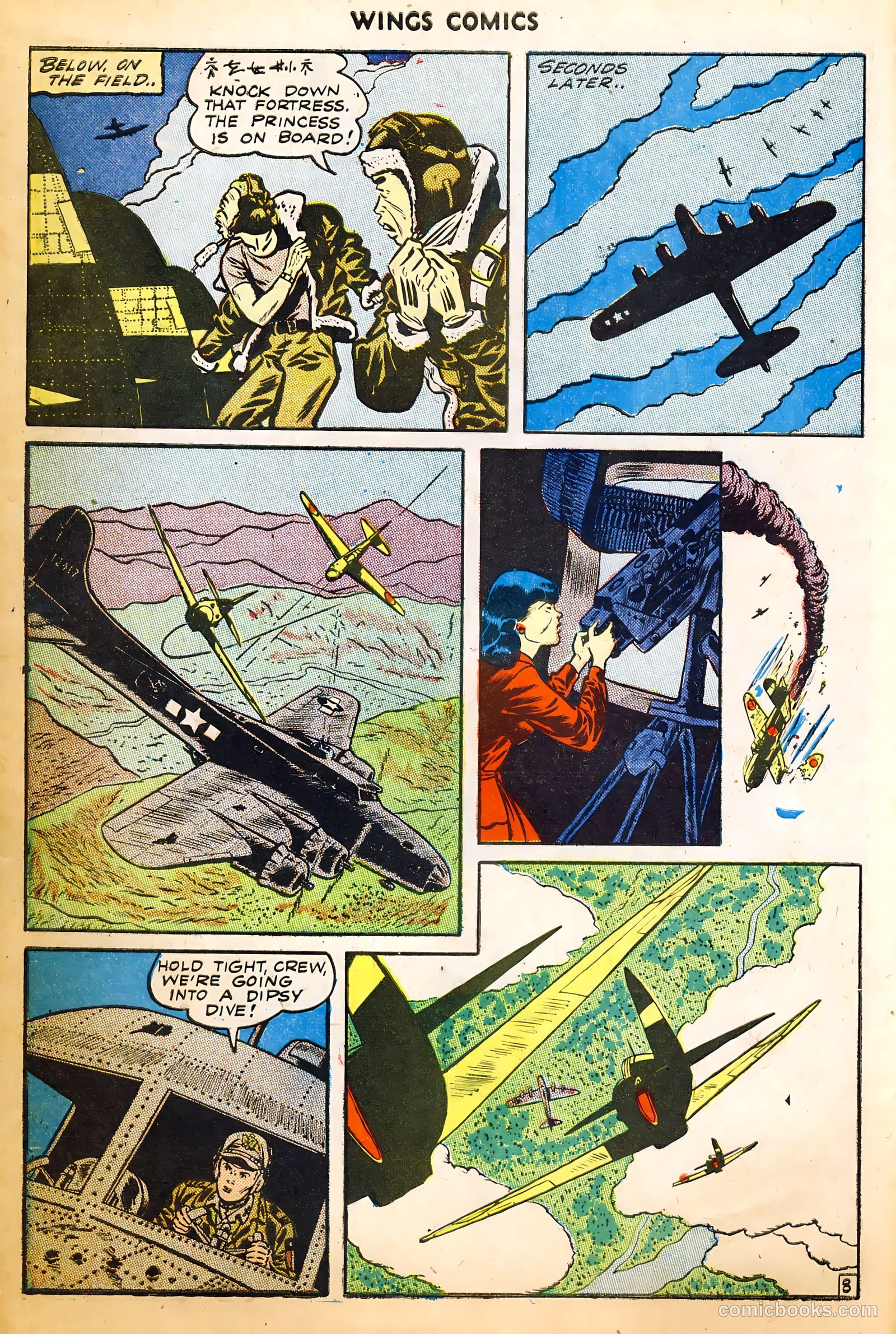 Wings Comics #52 (1944) — page 10 of 52